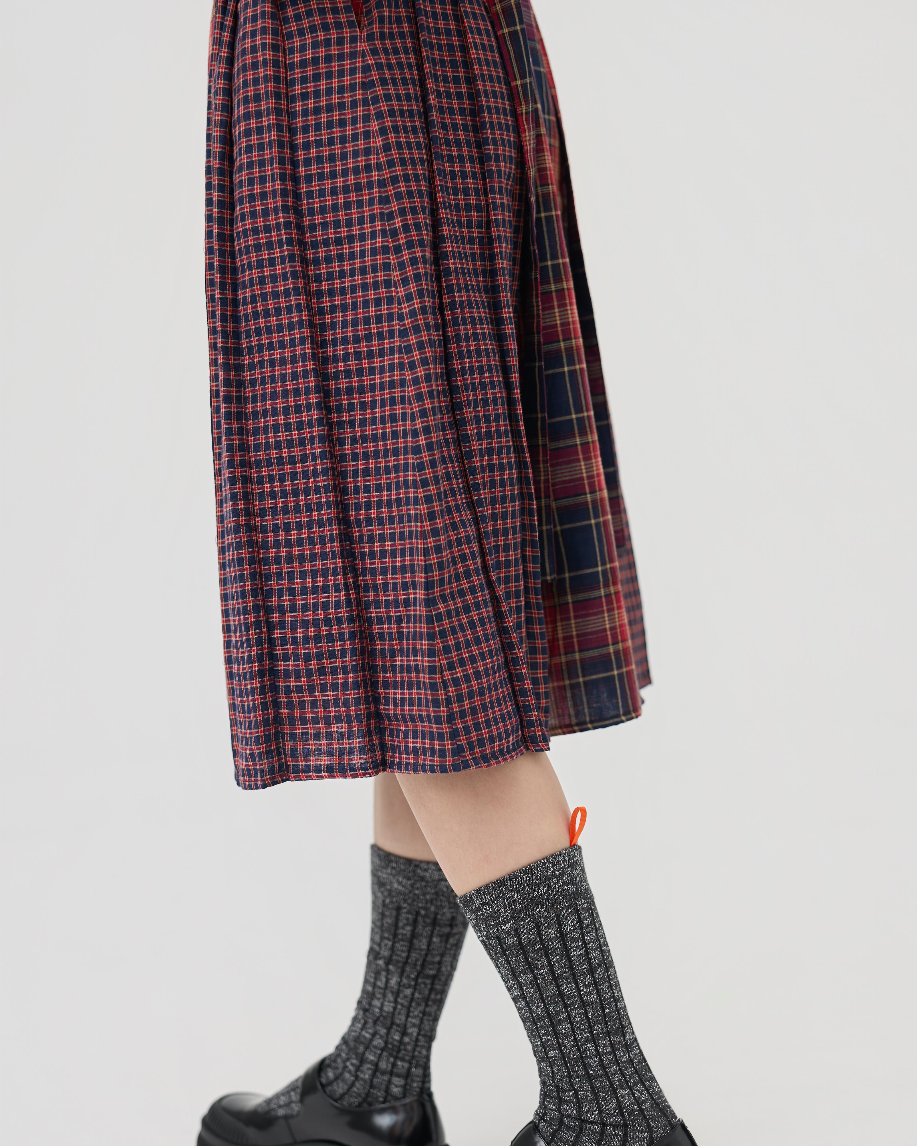 3EIGHTH | Tab Crew Socks In Heather Glitter