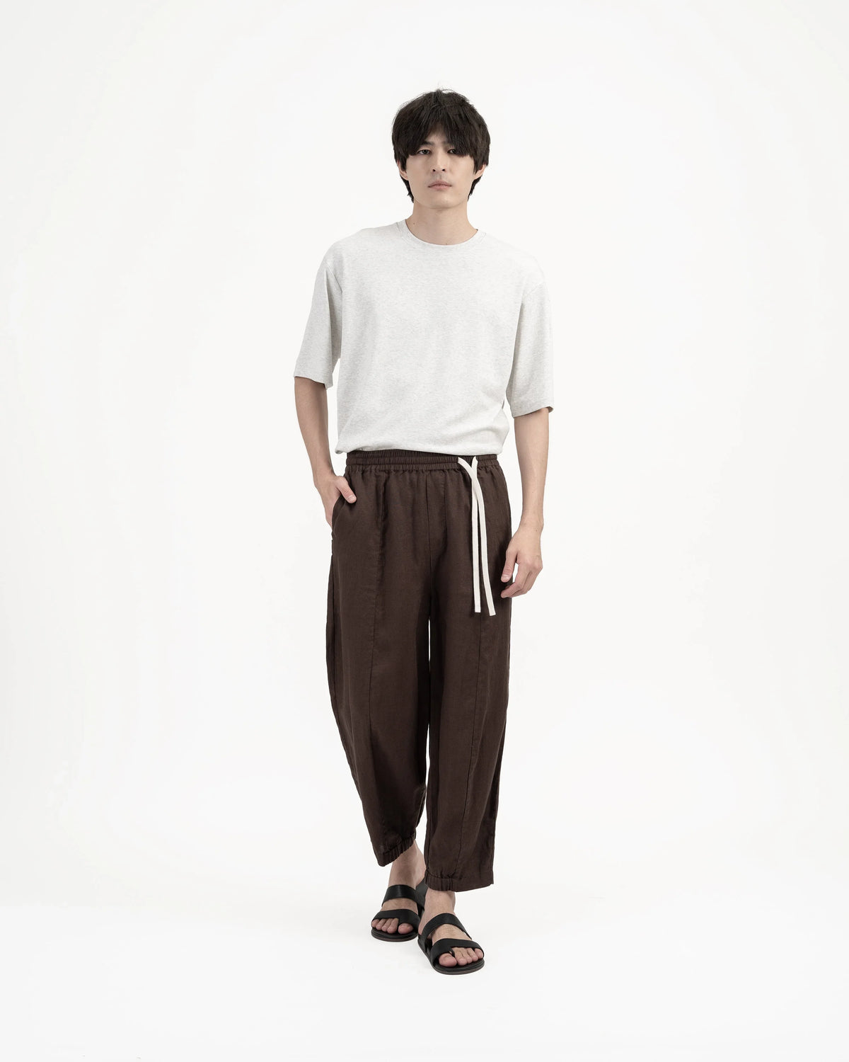 GRAYE | Journeyman Linen Pants | Brown