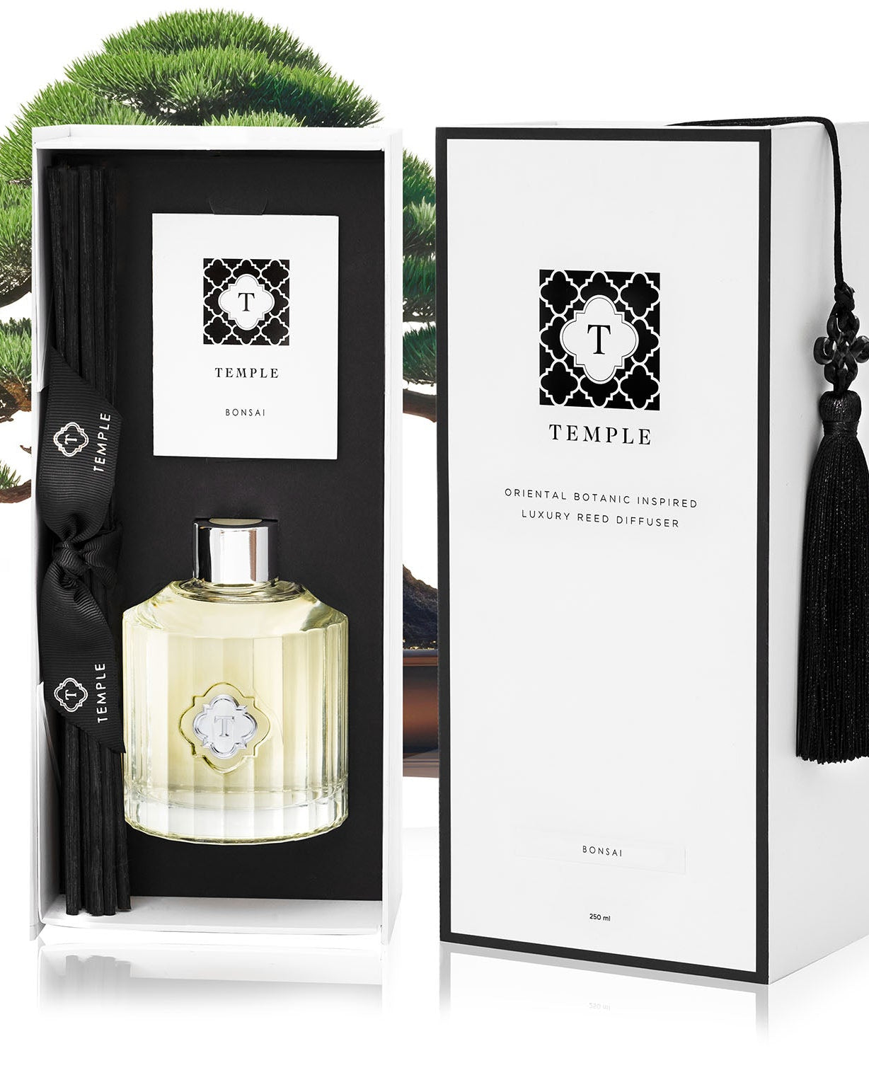 TEMPLE CANDLES | Luxury Reed Diffuser - Bonsai