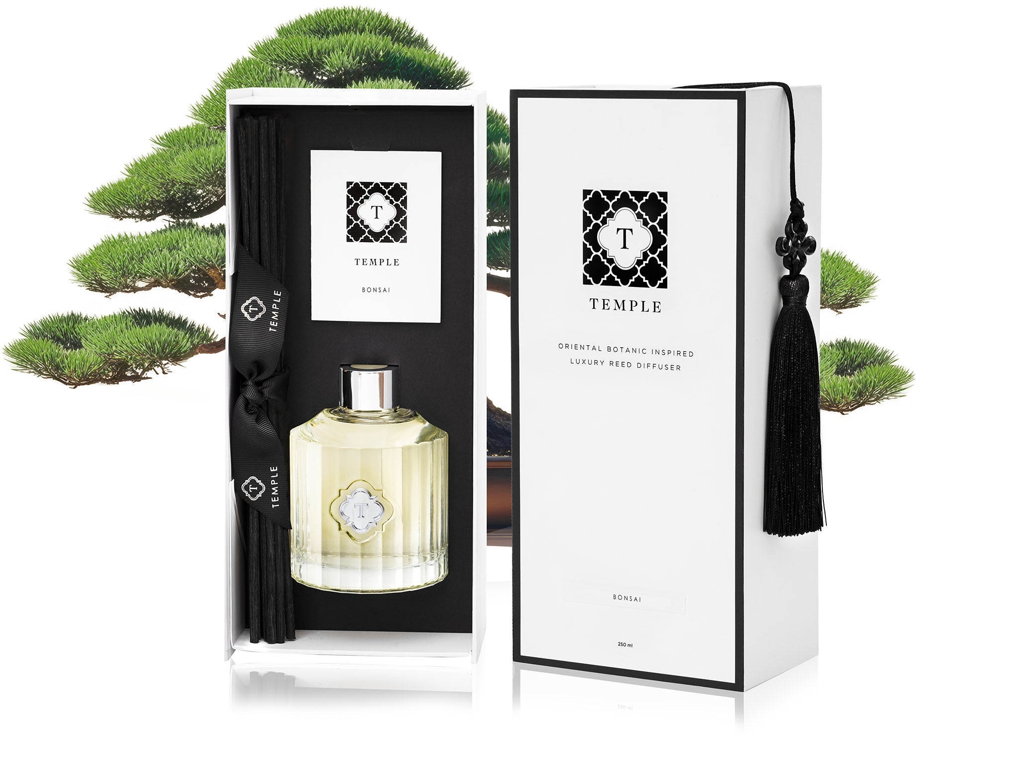 TEMPLE CANDLES | Luxury Reed Diffuser - Bonsai