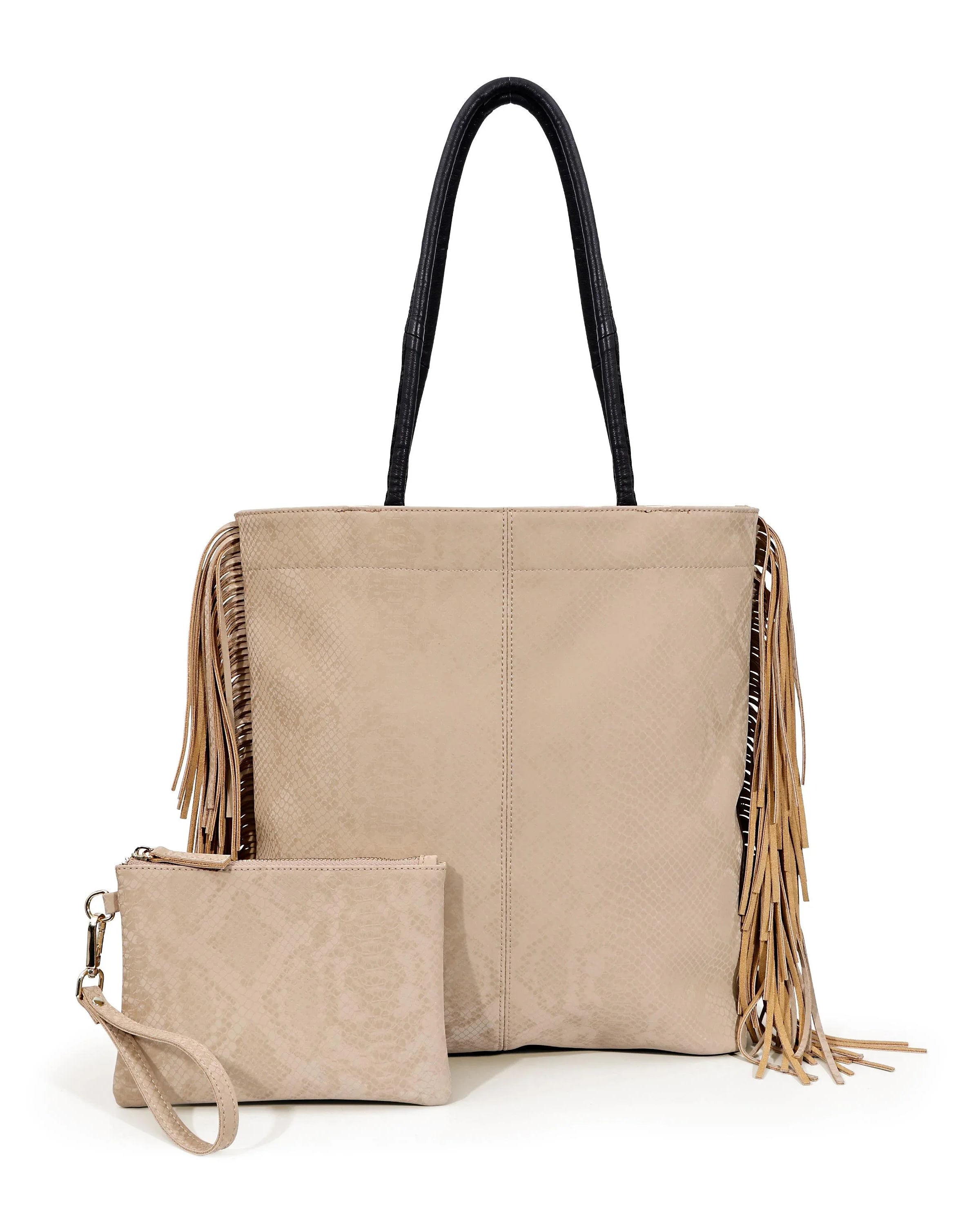 DESTI SAINT | Tassel Shopper - Sand
