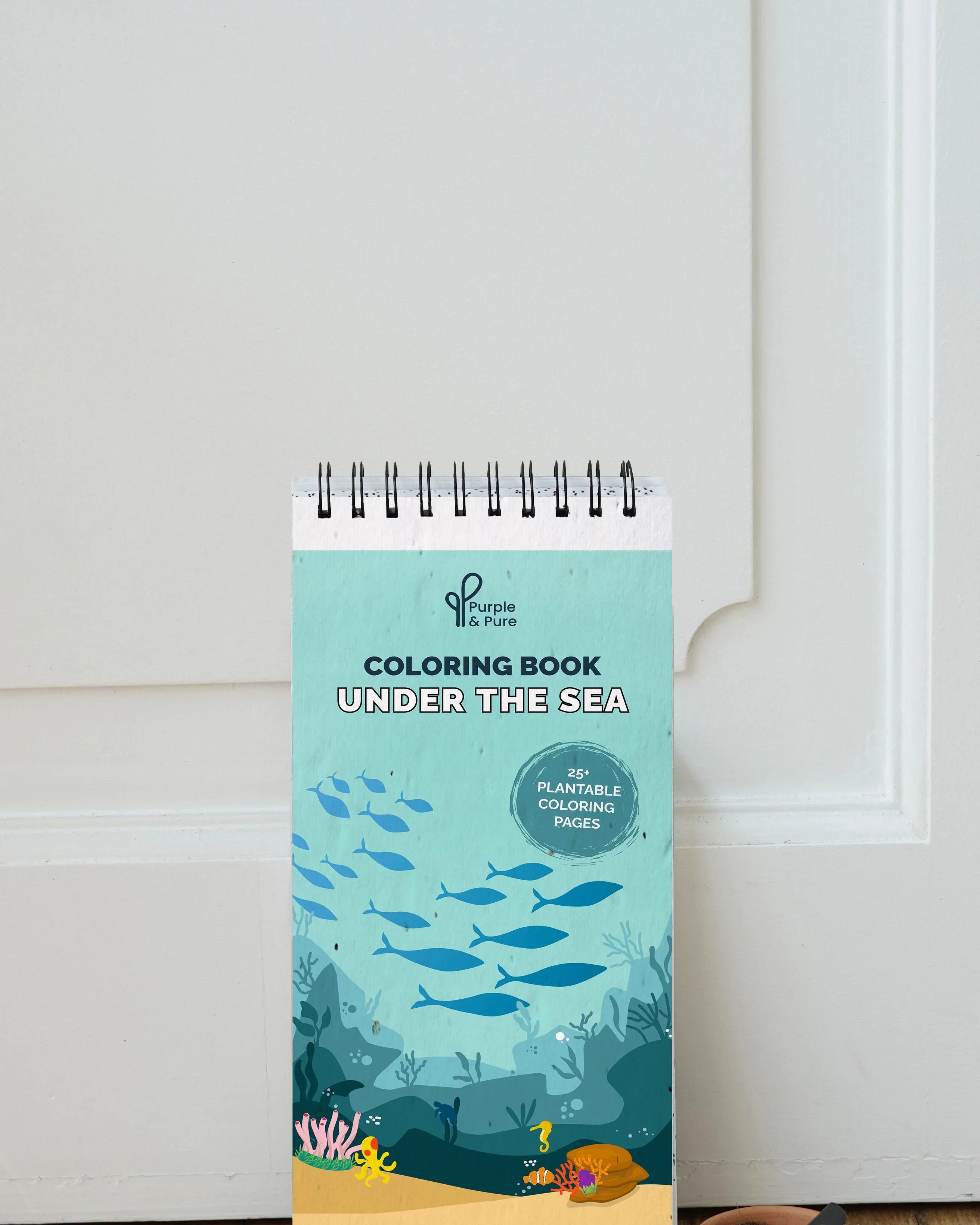PURPLE & PURE | Under the Sea Plantable Colouring Book