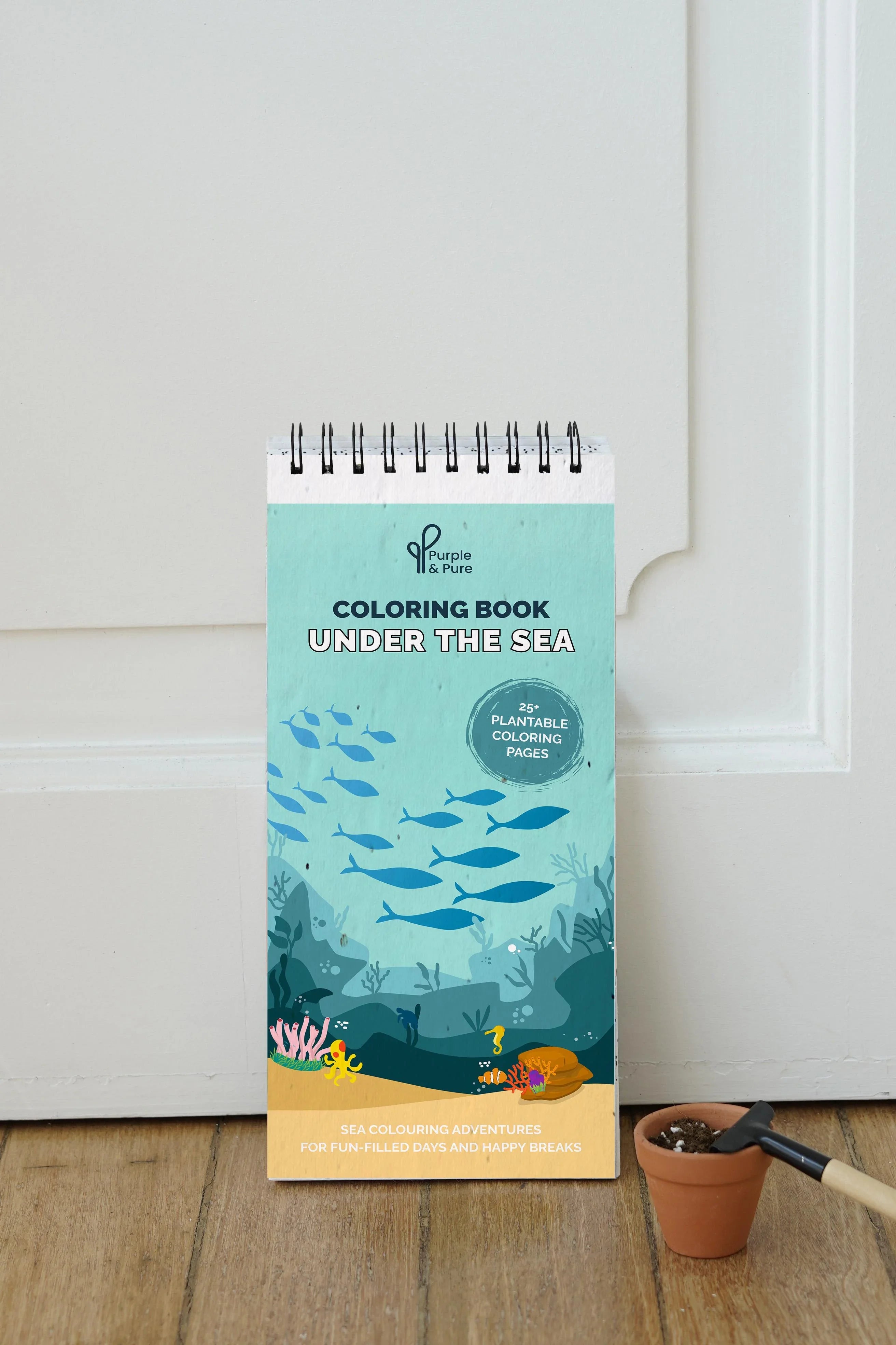 PURPLE & PURE | Under the Sea Plantable Colouring Book