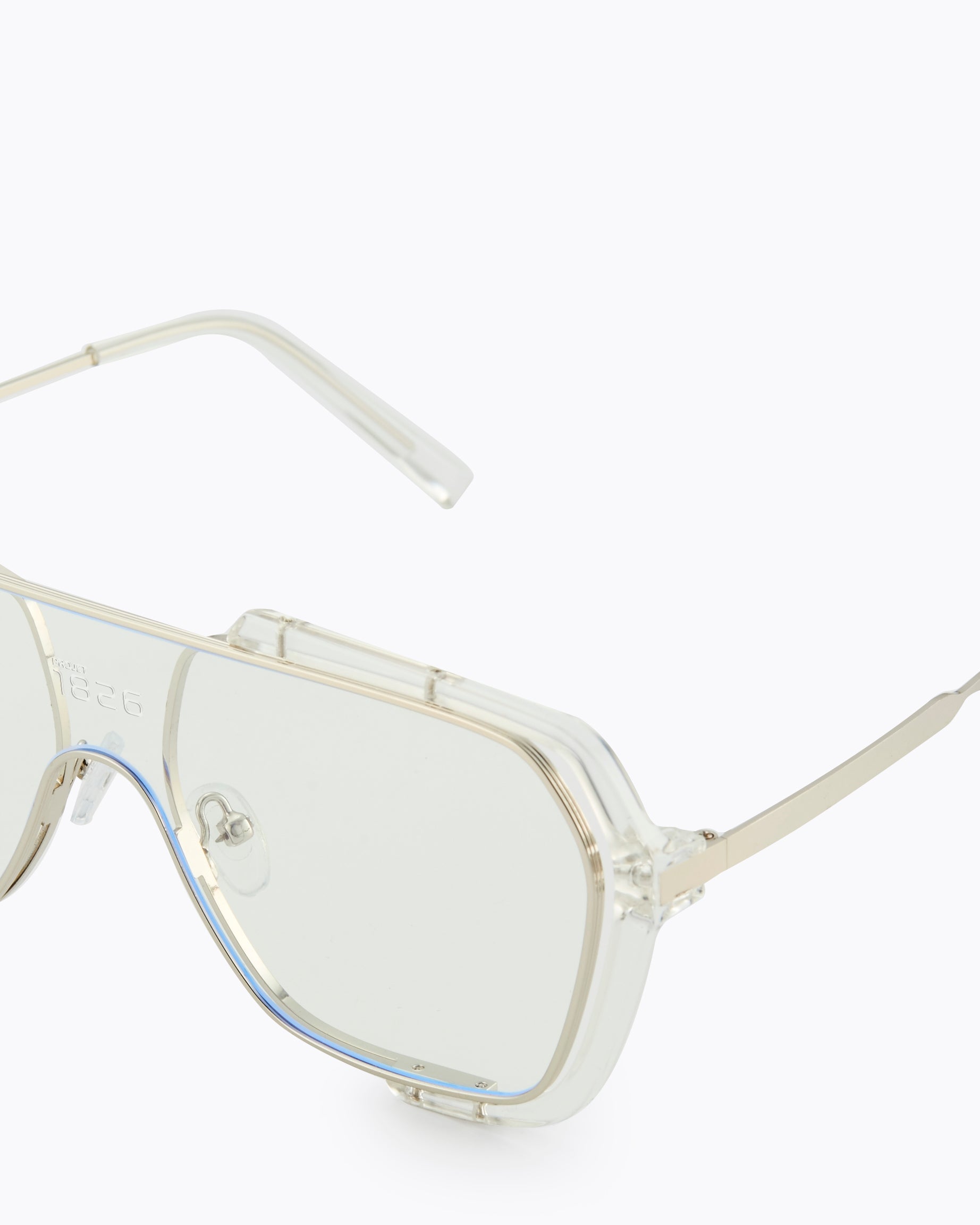 PROJECTWEAR | Cardwell Sunglasses Silver/Clear