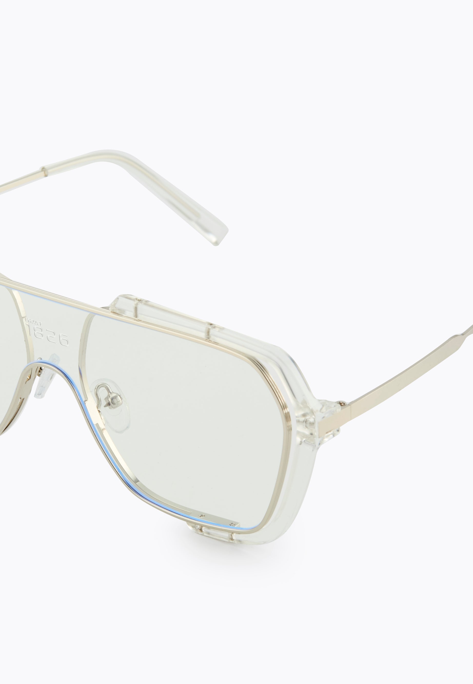 PROJECTWEAR | Cardwell Sunglasses Silver/Clear