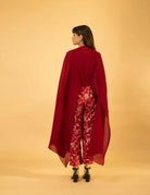 JINDER'S | Cherry Red Kaftan