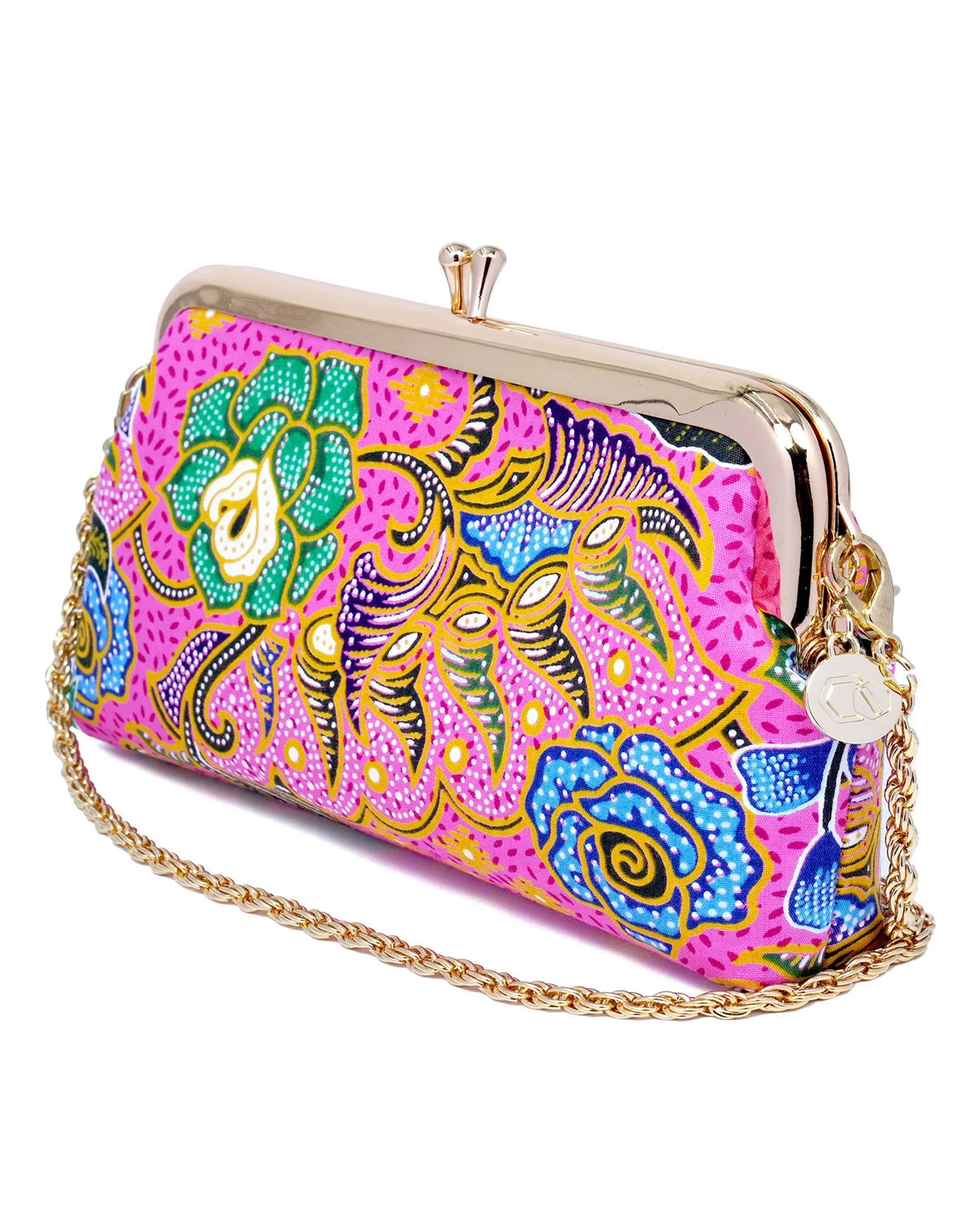 COCOONESE | Wristlet Pouch - Floral Kaleidoscope (PK)