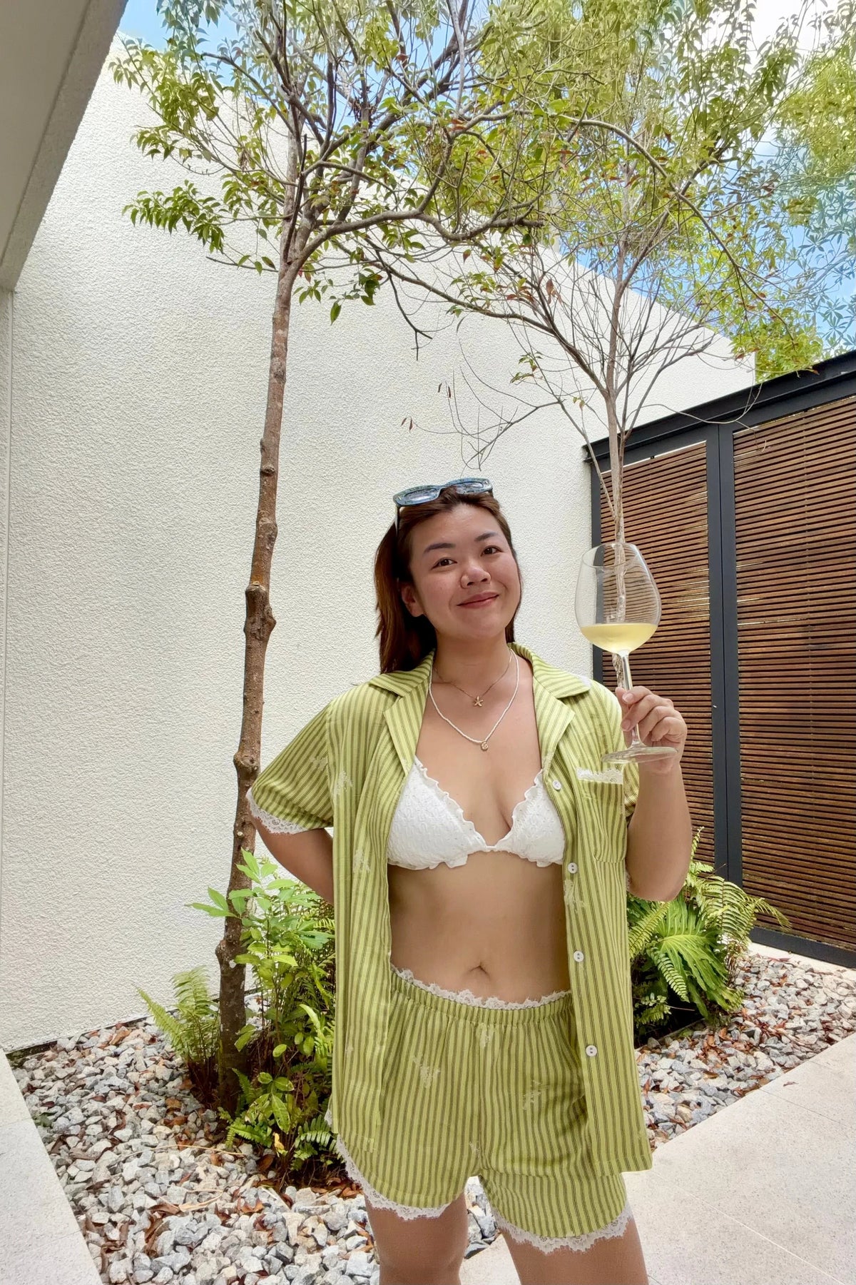 BELLS & BIRDS | Sage Bloom PJ Set