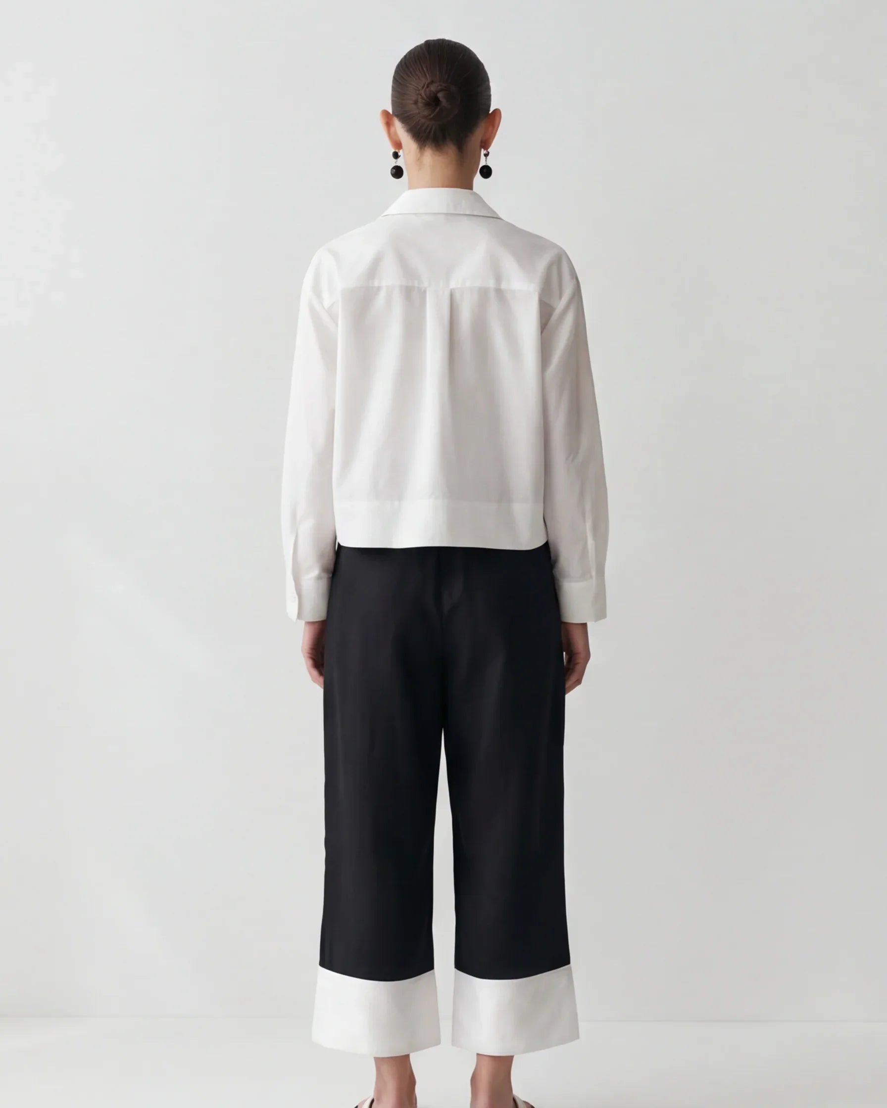LAYERPLAN | Zerin Contrast Linen Drawstring Pants