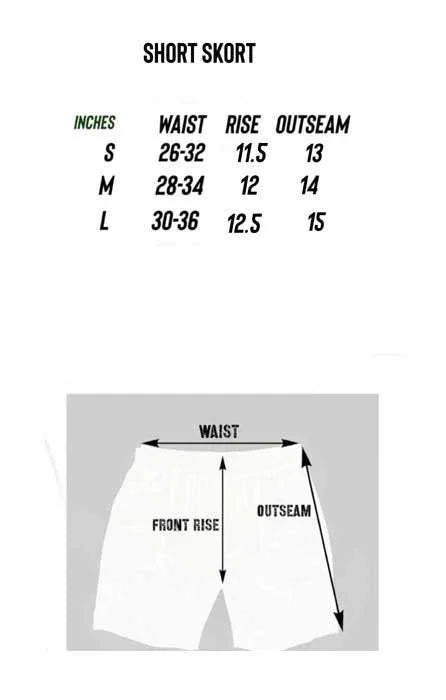 SPARROW GREEN | MEL II waistFAST Utility Skort