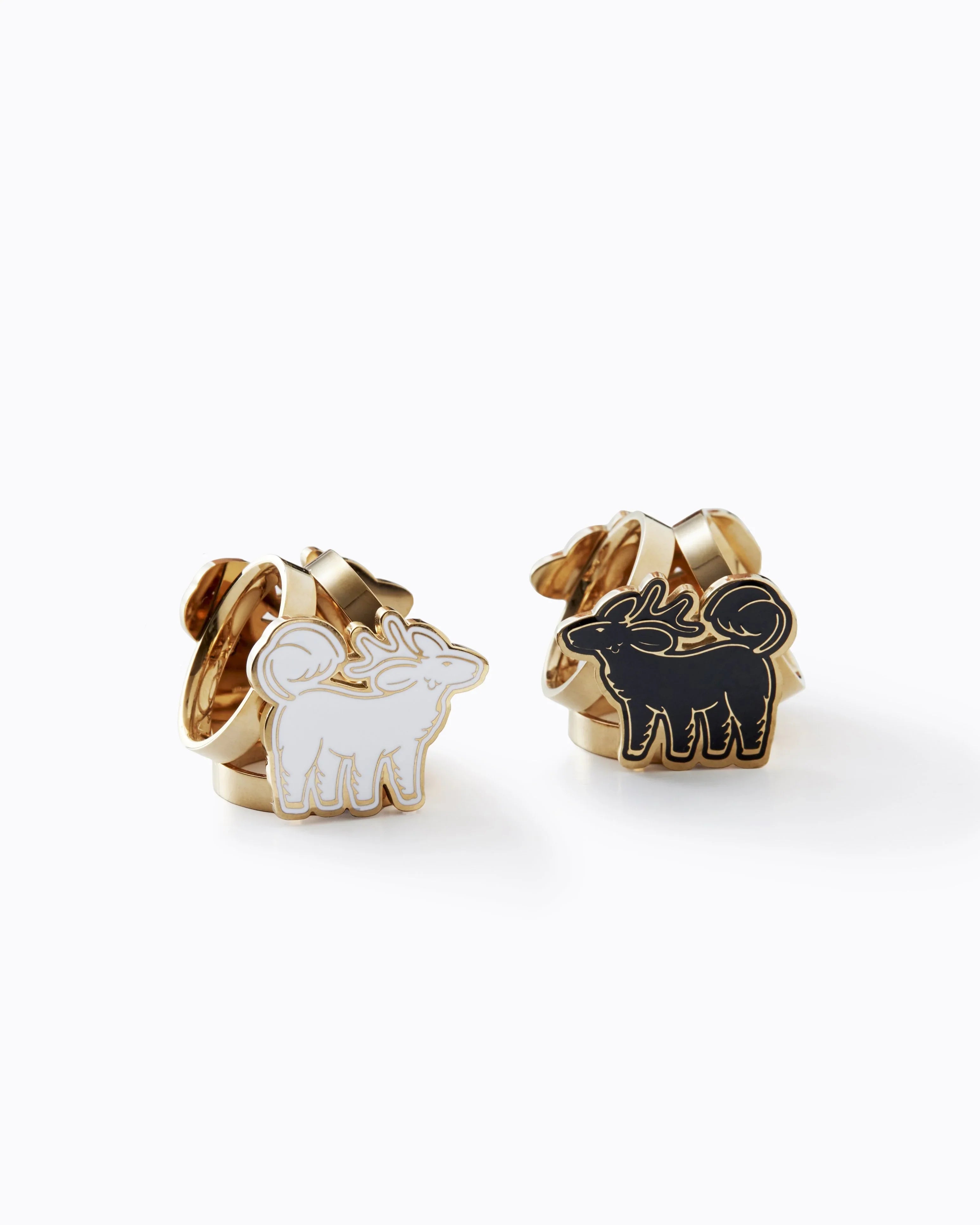 STUDIO QILING | Qiling Duo Scarf 65 Ring Gold