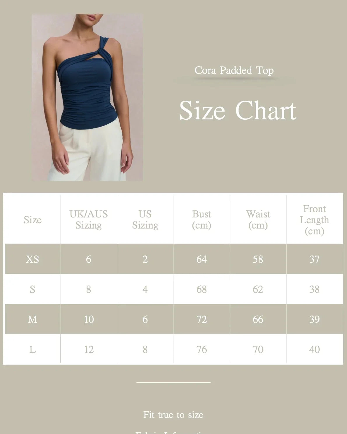 EMVY | Cora Padded Top - Blue