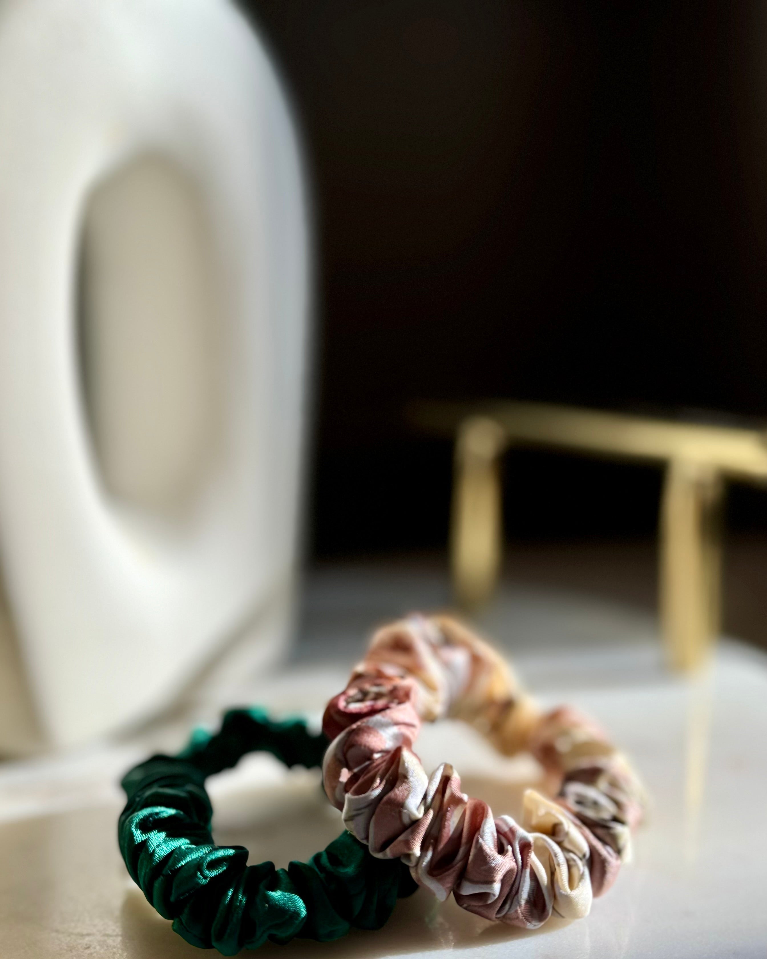 BELLS & BIRDS | Mulberry Silk Scrunchies (Set of 3)