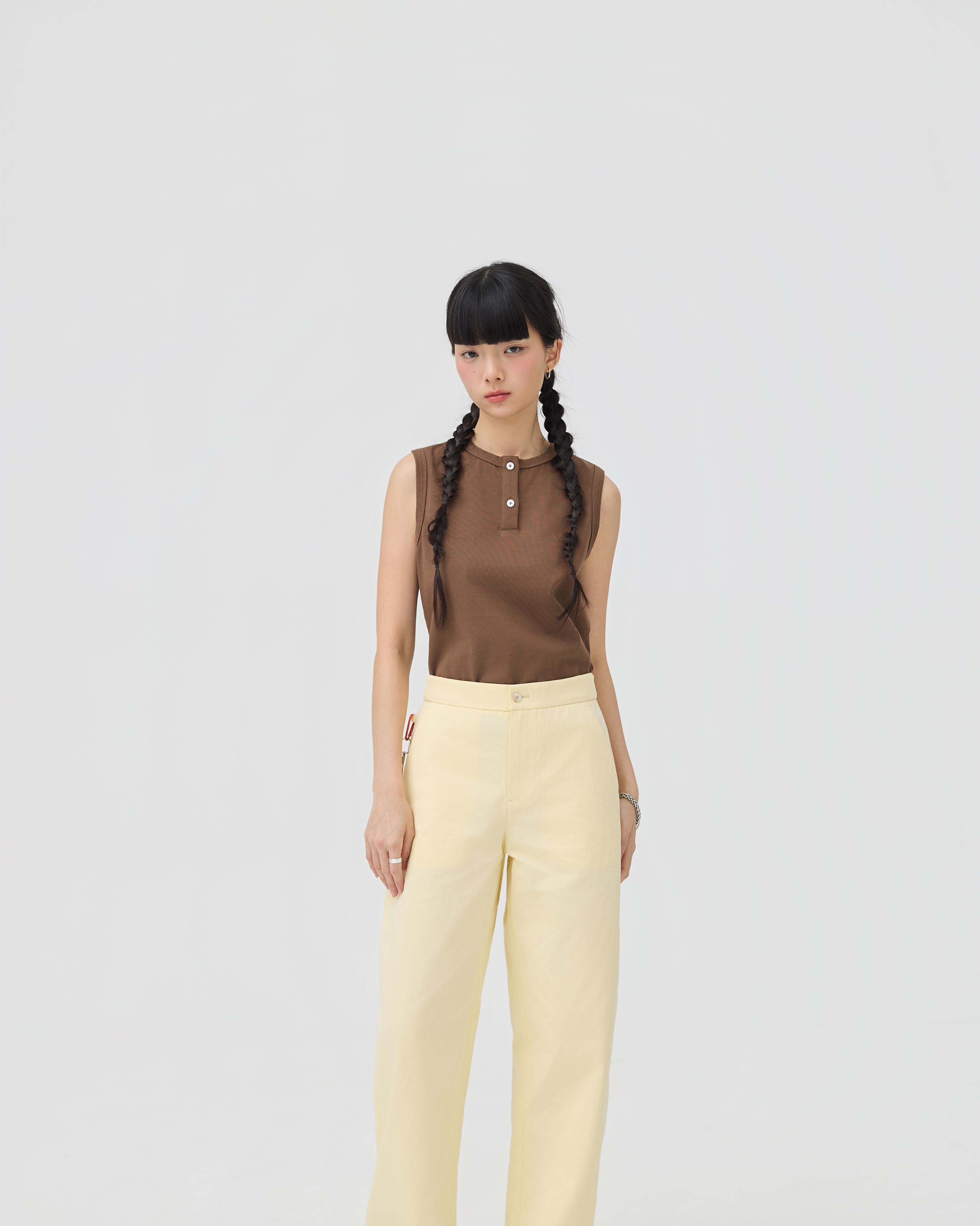 3EIGHTH | Sagyo Trousers In Sunshine Yellow