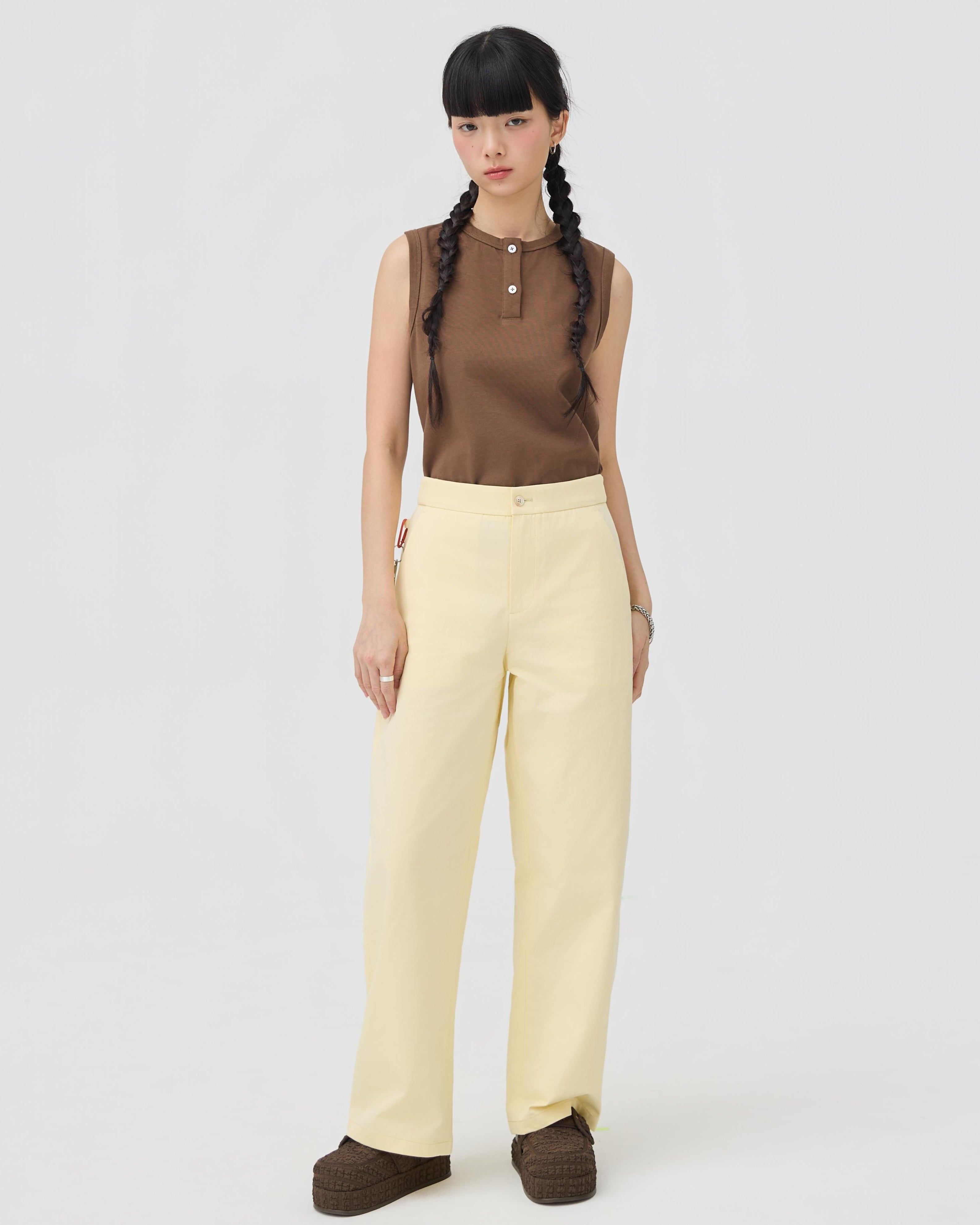 3EIGHTH | Sagyo Trousers In Sunshine Yellow