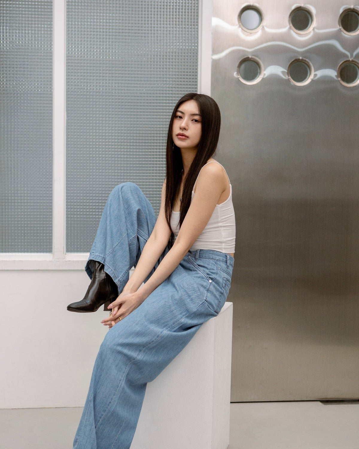 SAERO COLLECTIVE | Myeonsa Denim Jeans | Classic Blue
