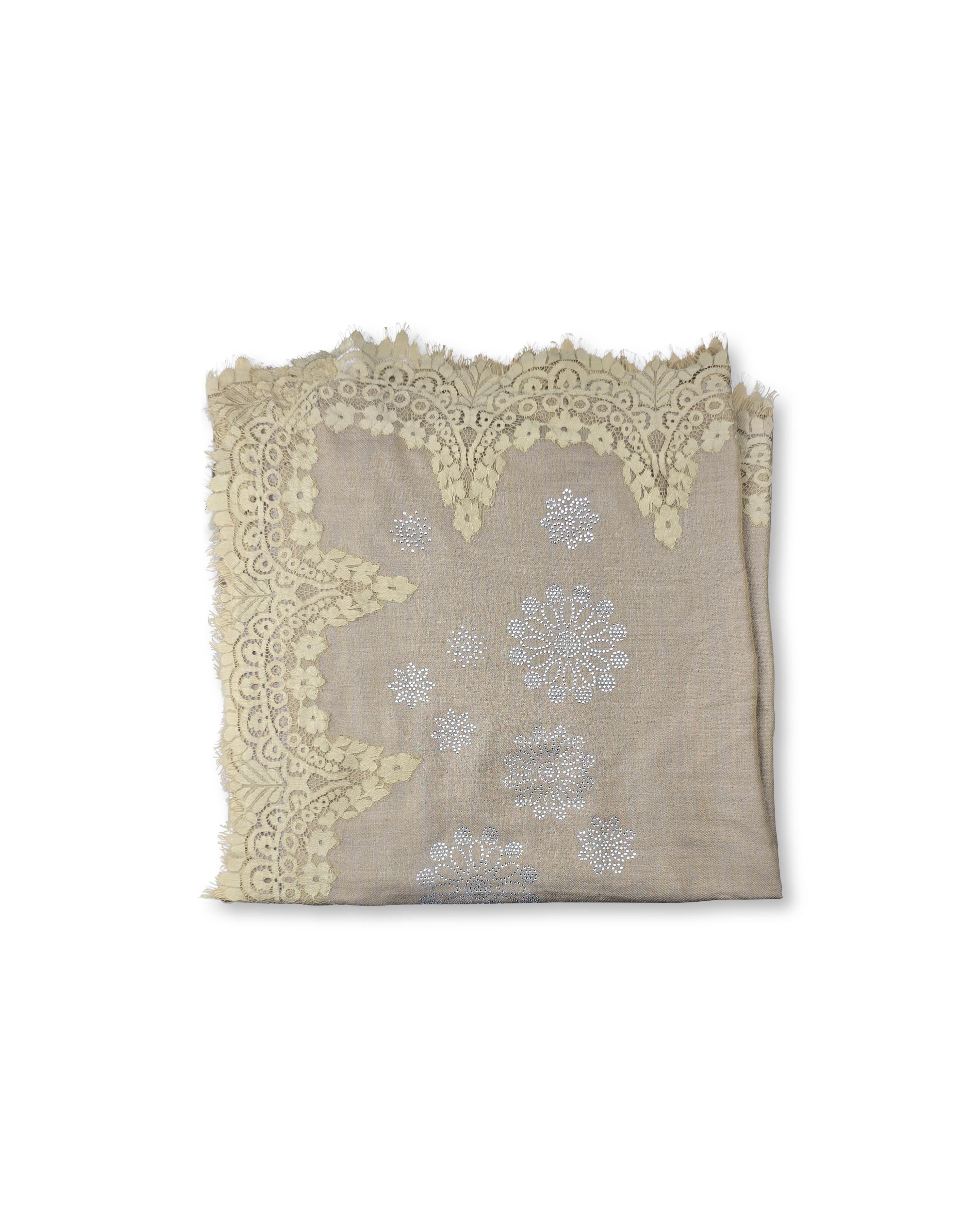 QUEENMARK | AN Flower Crystal Beige