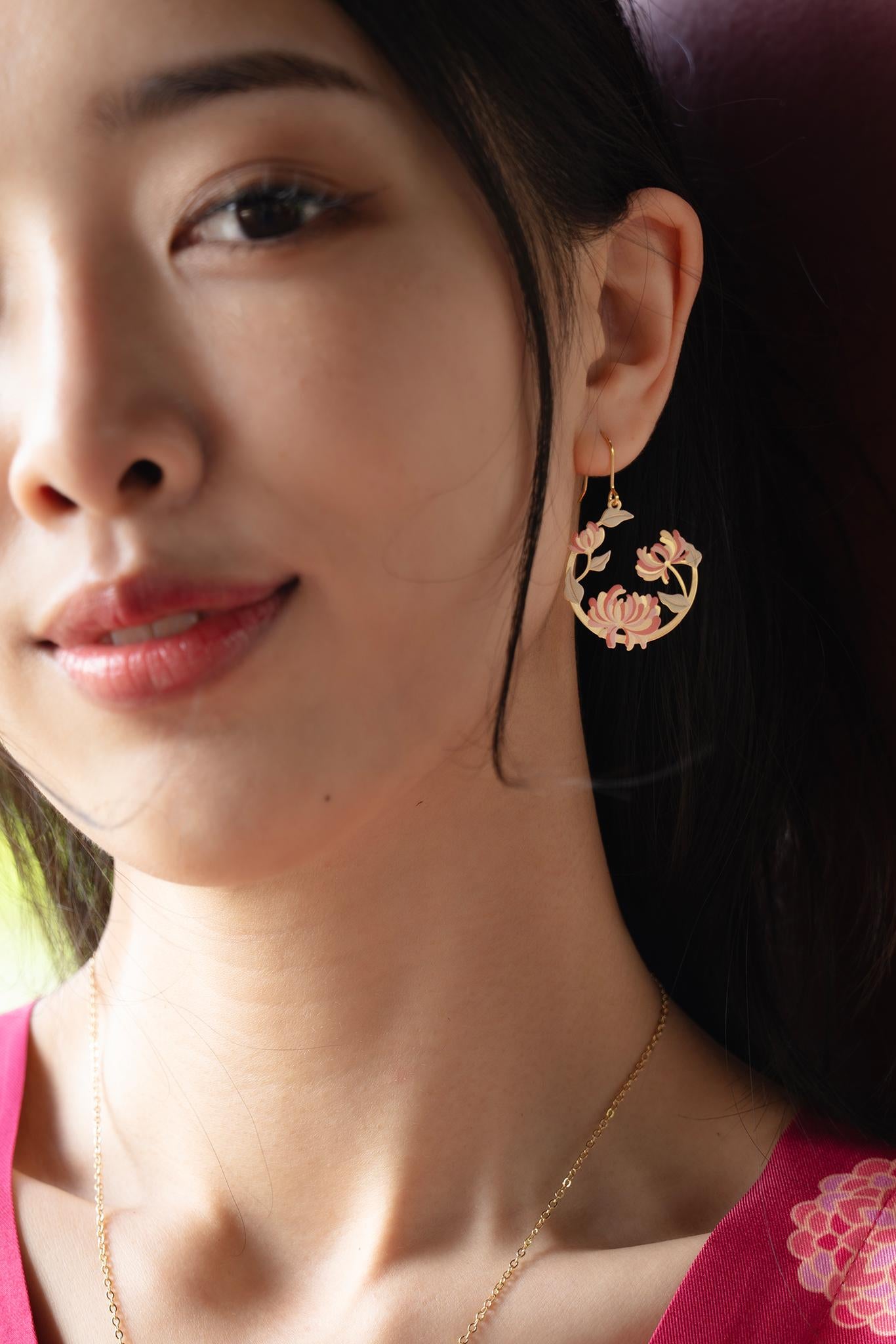 EMBRACE JEWELLERY | Chrysanthemum Season Earrings