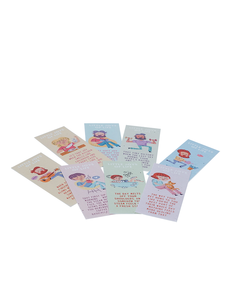 PURPLE & PURE | Plantable Bookmarks - Little Joys Of Life