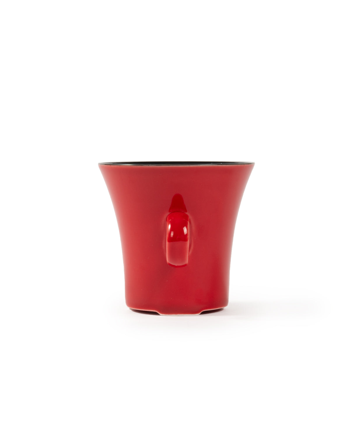 CRAFILAB | Vermilion Red & Round Handle Teacup