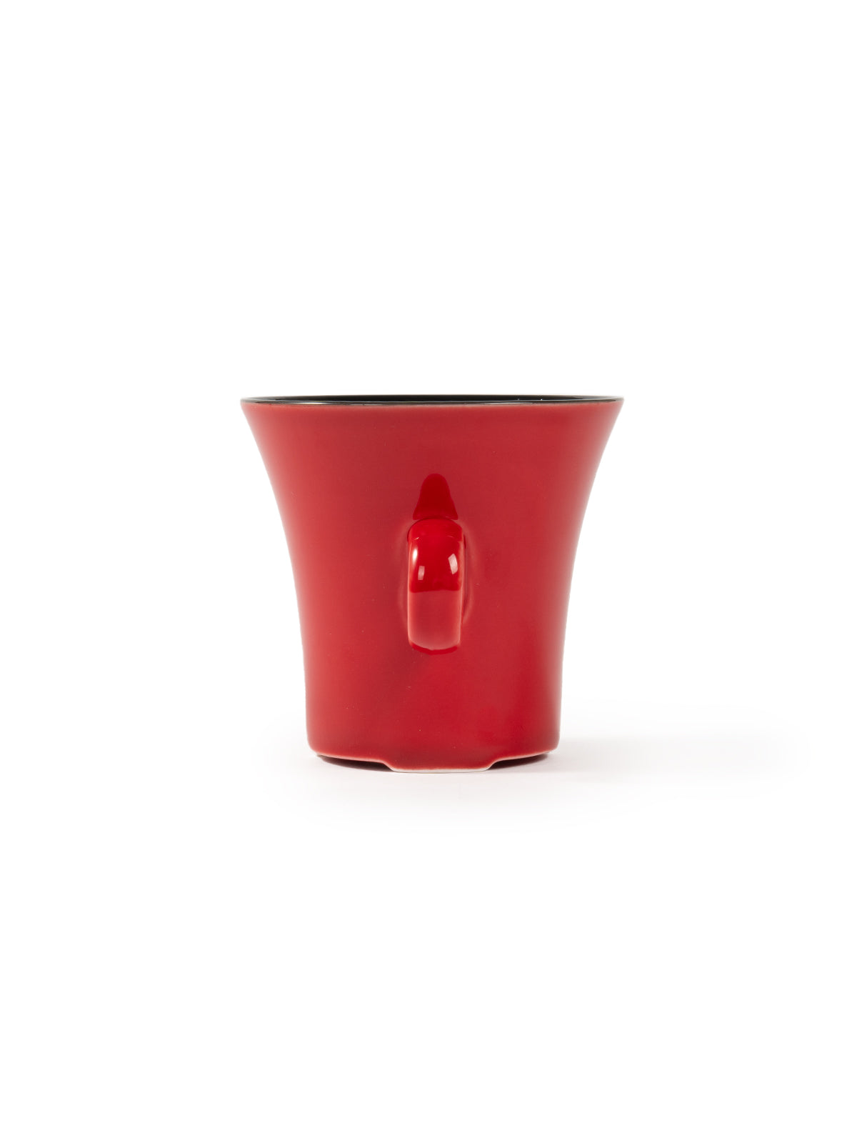 CRAFILAB | Vermilion Red & Round Handle Teacup