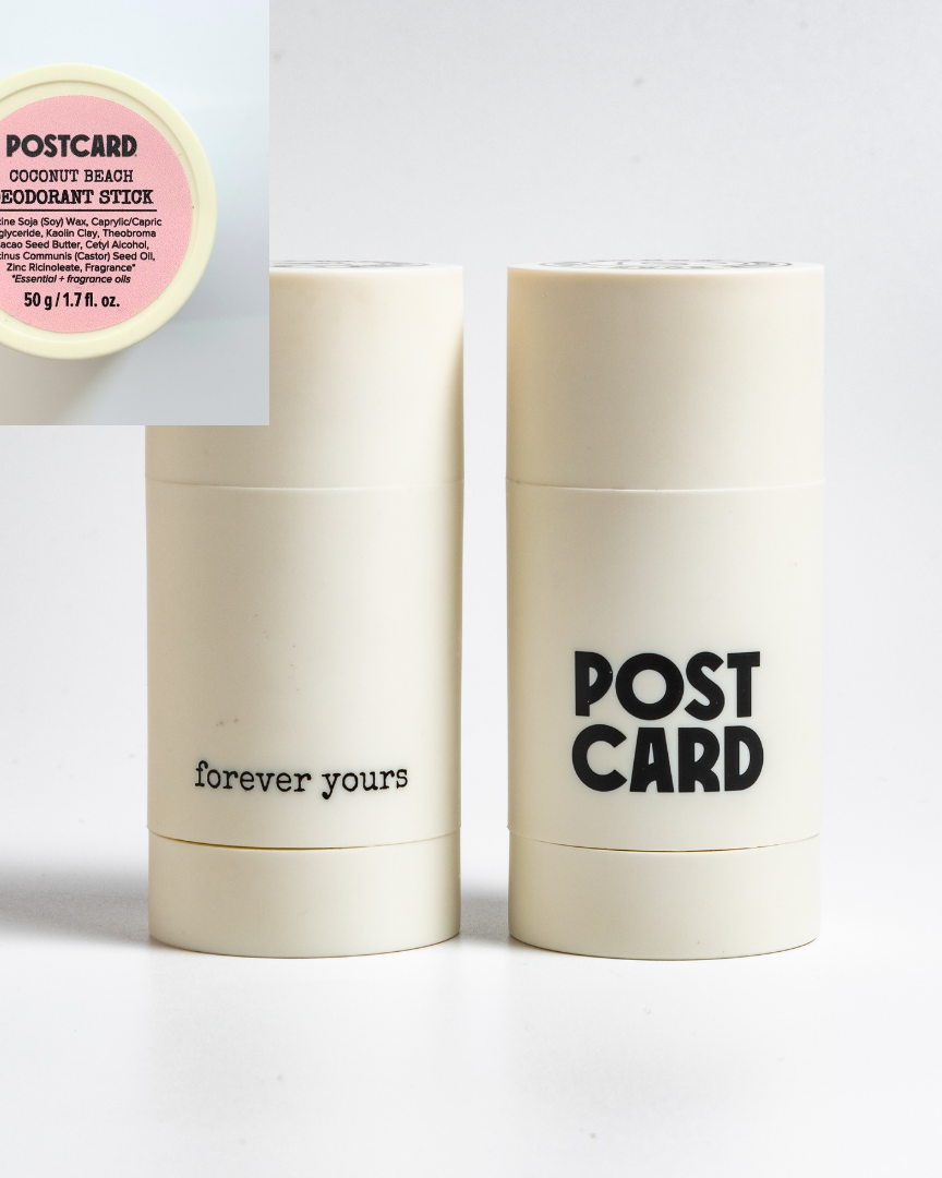 POSTCARD | Coconut Beach Deodorant 50g Stick And Case