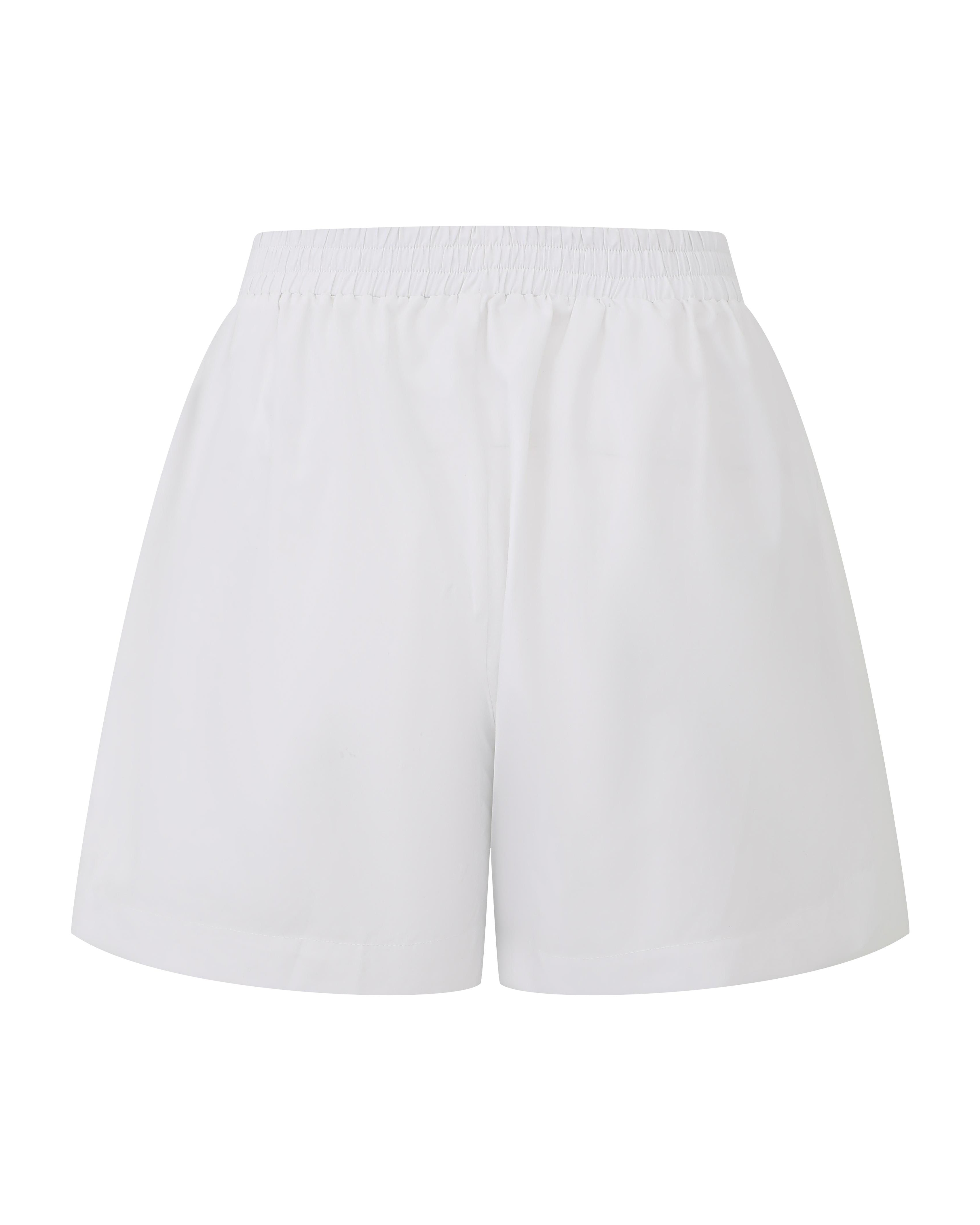 LAYERPLAN | Embroidered Elastic Waist Shorts