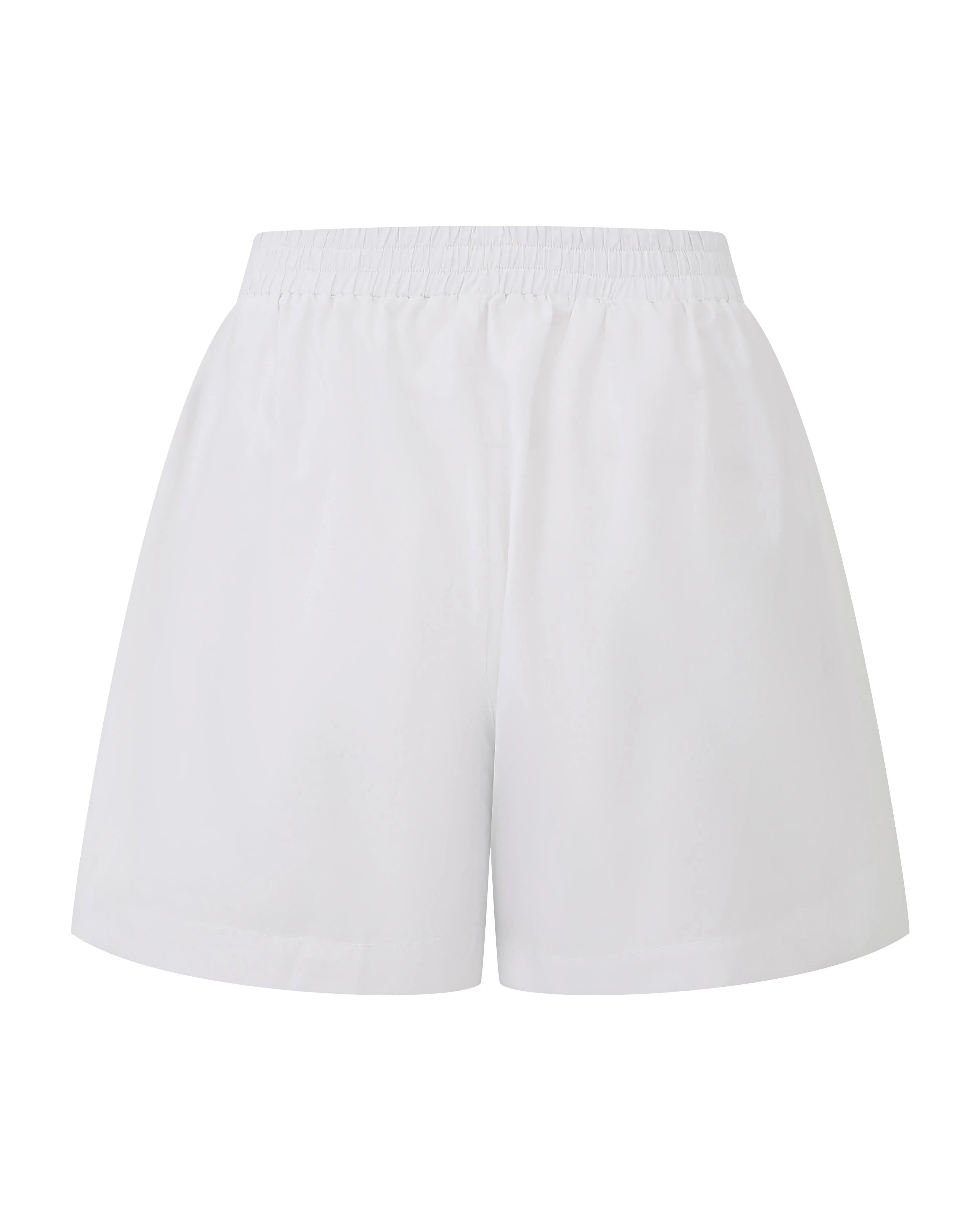 LAYERPLAN | Embroidered Elastic Waist Shorts