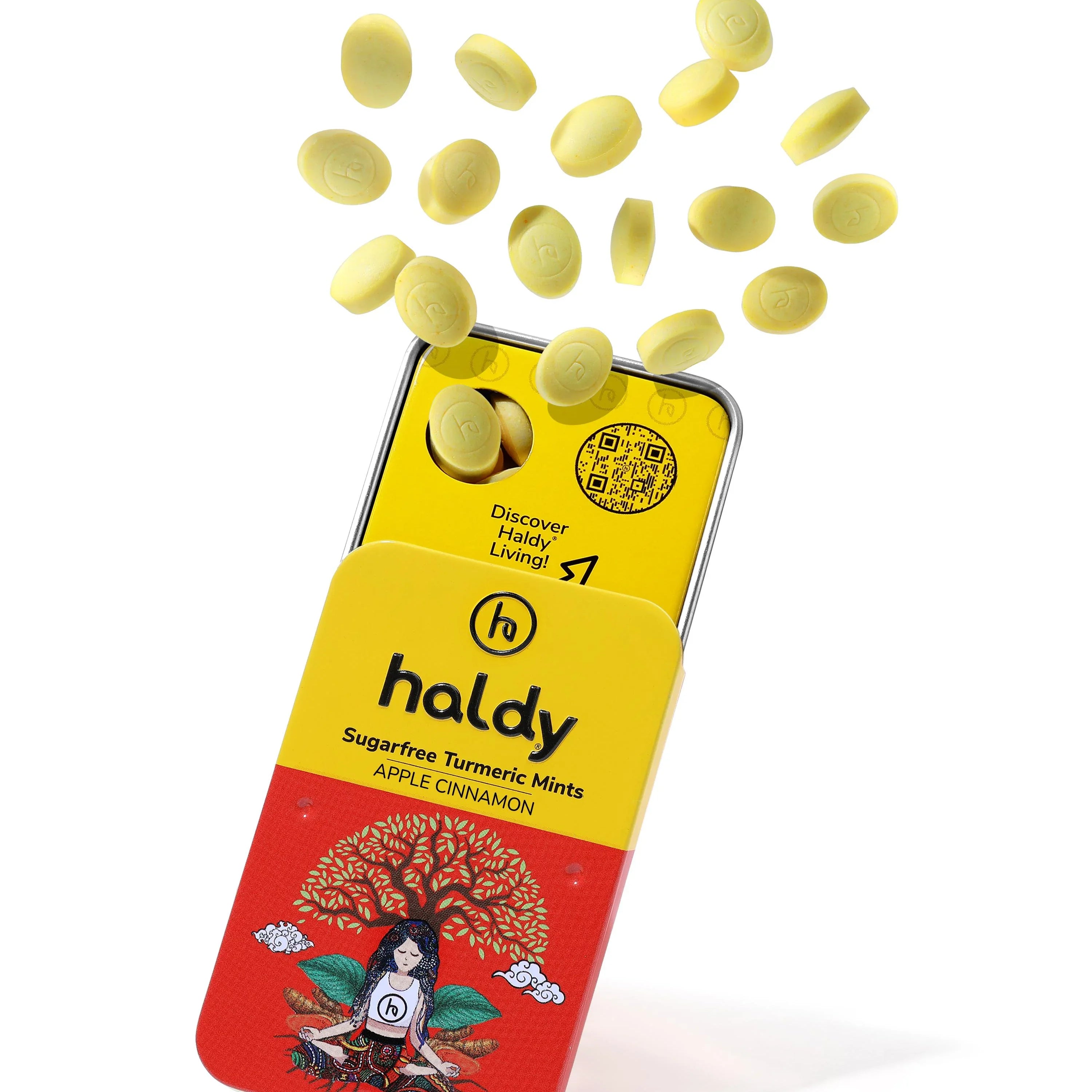 HALDY | Sugarfree Turmeric Mints - Apple Cinnamon (Single Pack)
