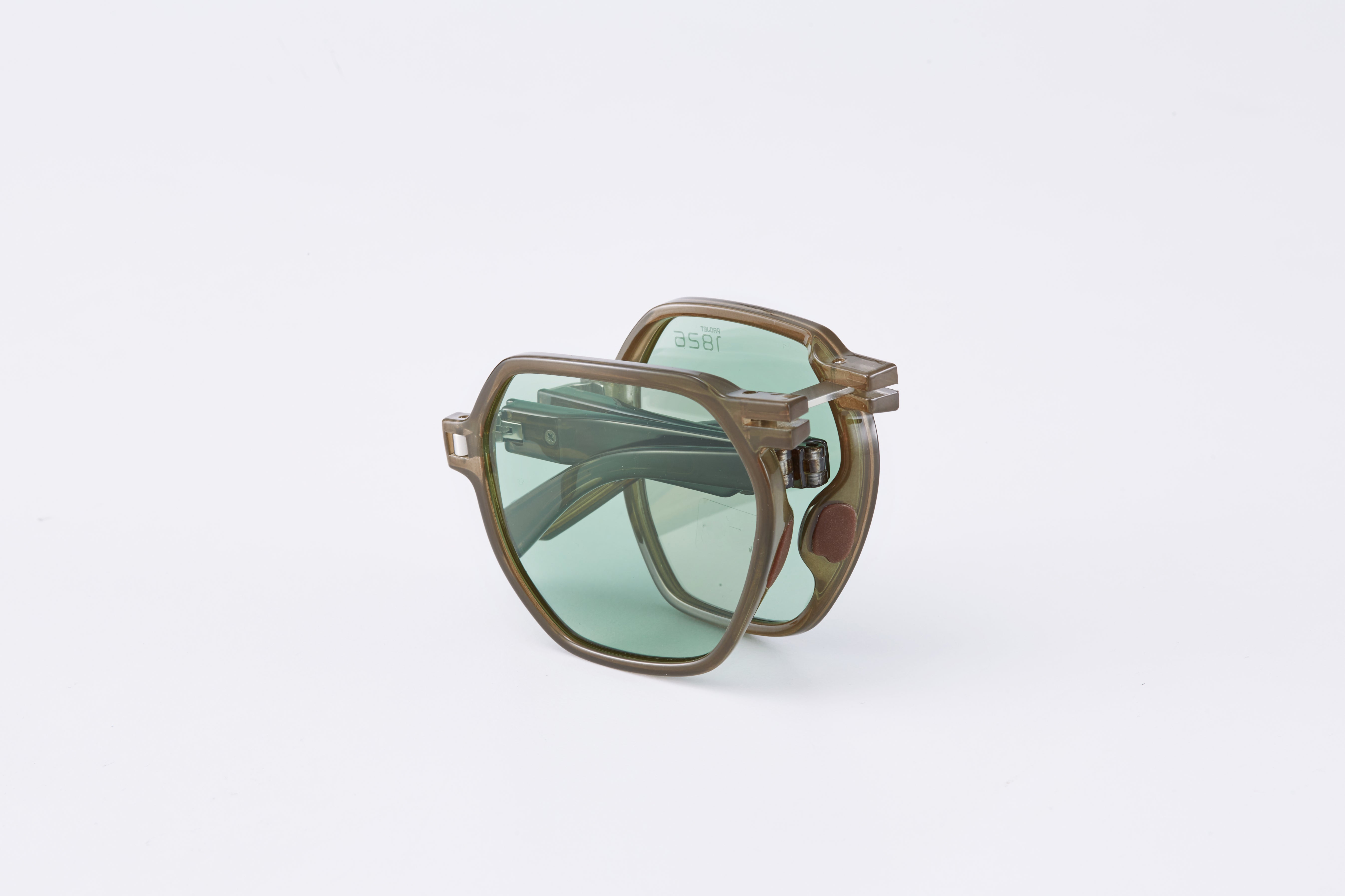PROJECTWEAR | DAEMYN Polarized Foldable Sunglasses Green/Green