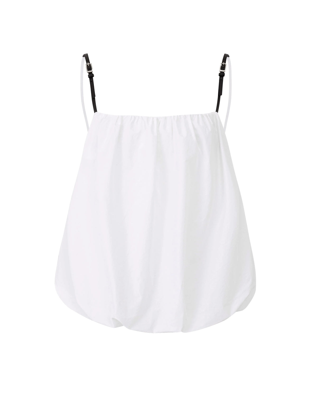 LAYERPLAN | Veya Bubble Hem Open-Back Top