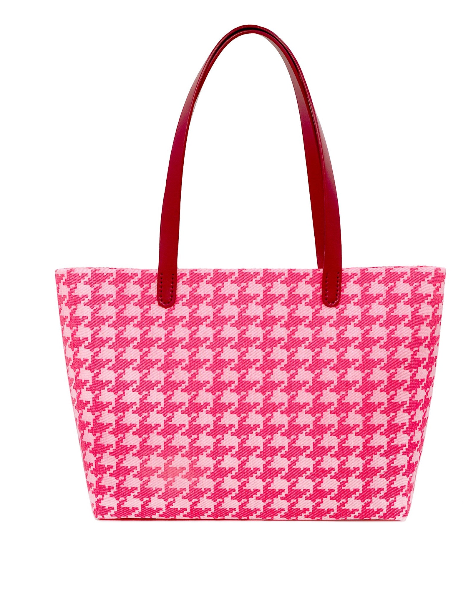 COCOONESE | Zipper Top Tote Bag - Houndstooth Check (PK)