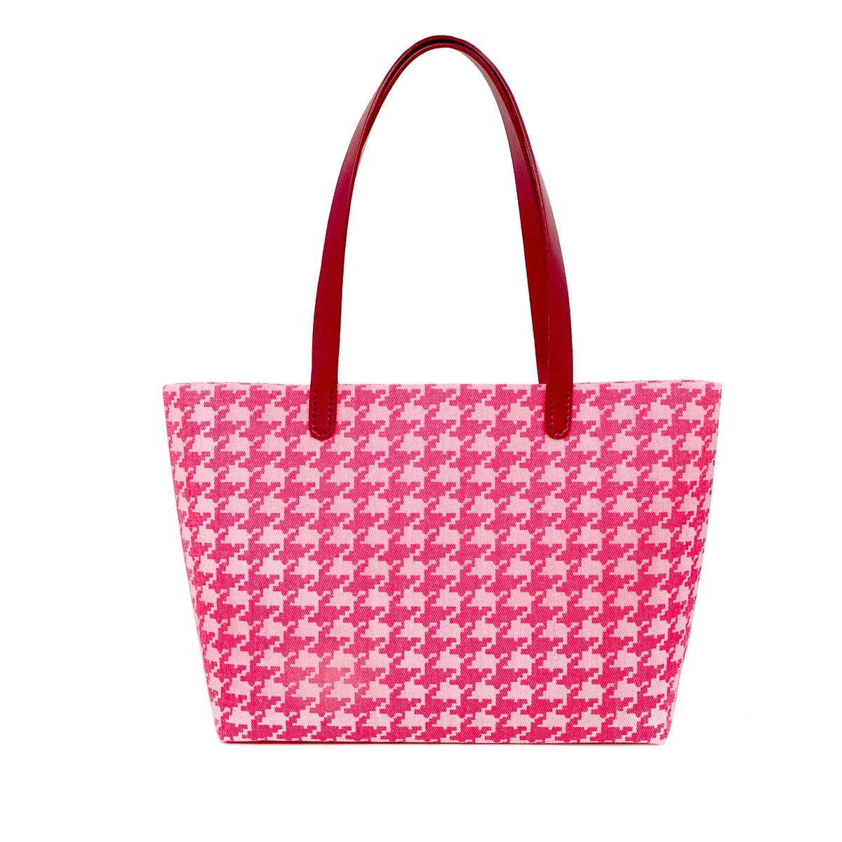 COCOONESE | Zipper Top Tote Bag - Houndstooth Check (PK)