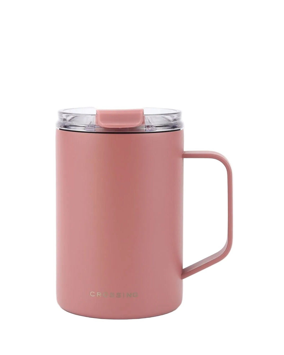 CROSSING | 400ml Neo V2 Insulated S/S Leakproof Lid Ceramic Mug W Handle And Silicone Base