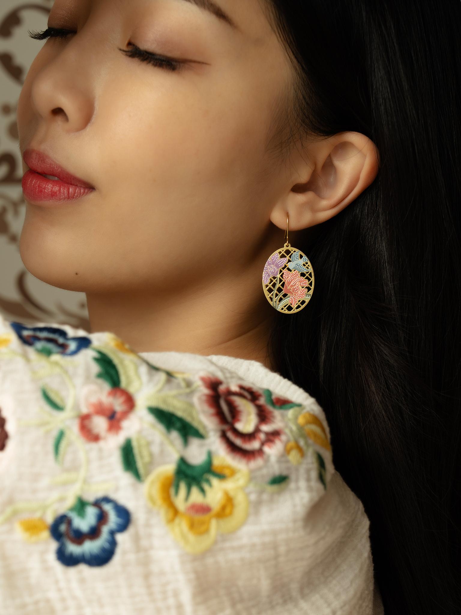EMBRACE JEWELLERY | Peranakan Hook Earrings
