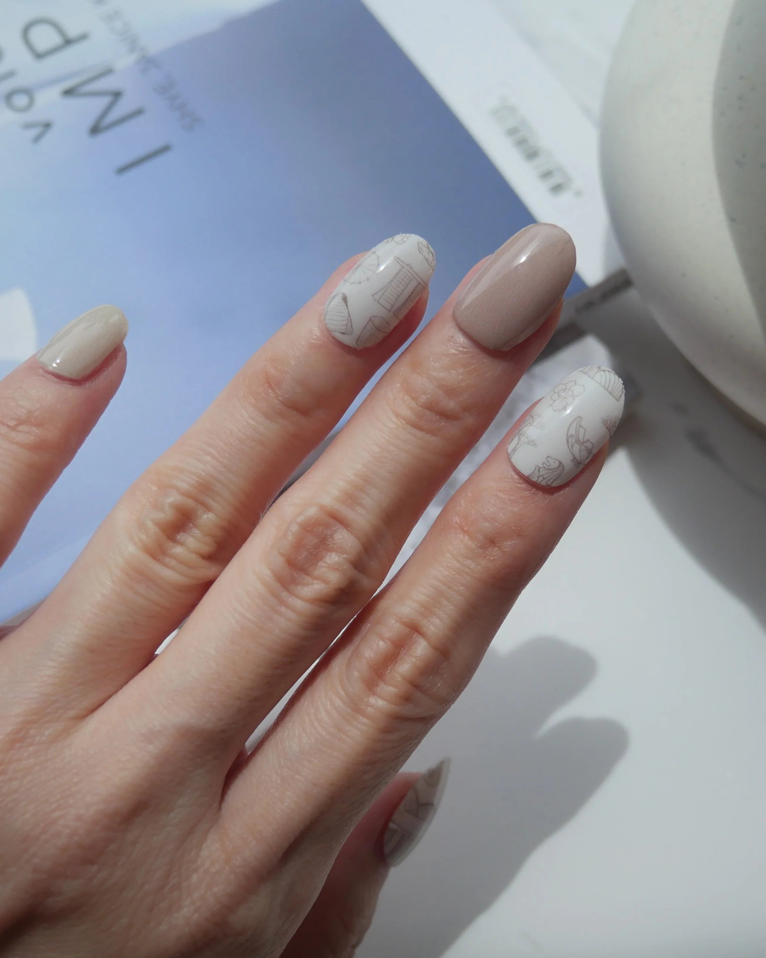 NODSPARK | Heritage Delights Nail Wrap Manicure