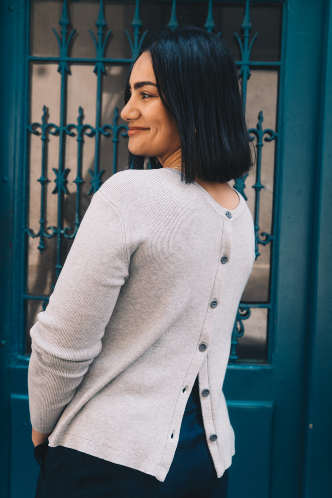 OLIVE BASICS | Ellie Reversible Cardigan in TENCEL™ Knit