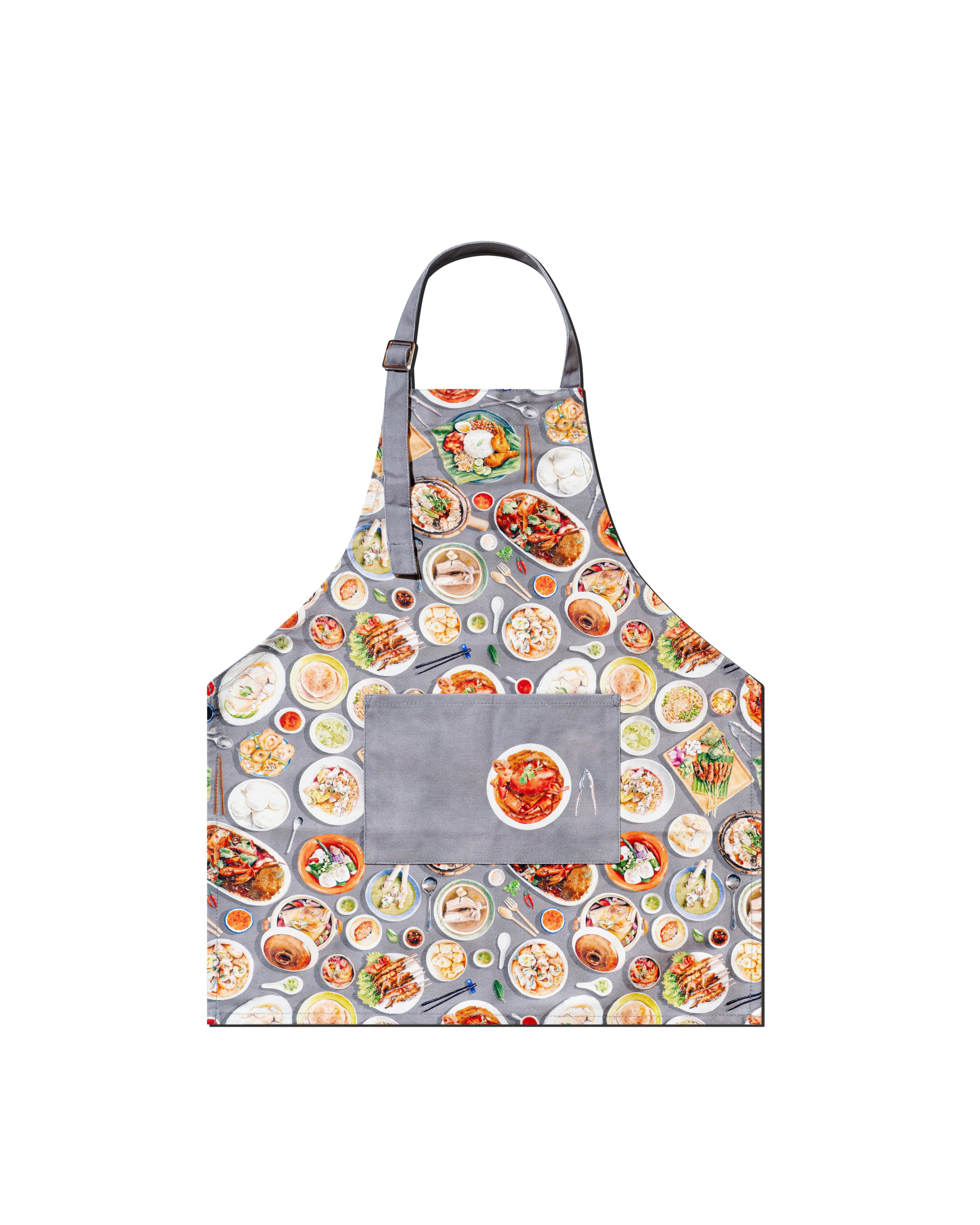 SINGLAPA | Singapore Hawker Food Kids Apron