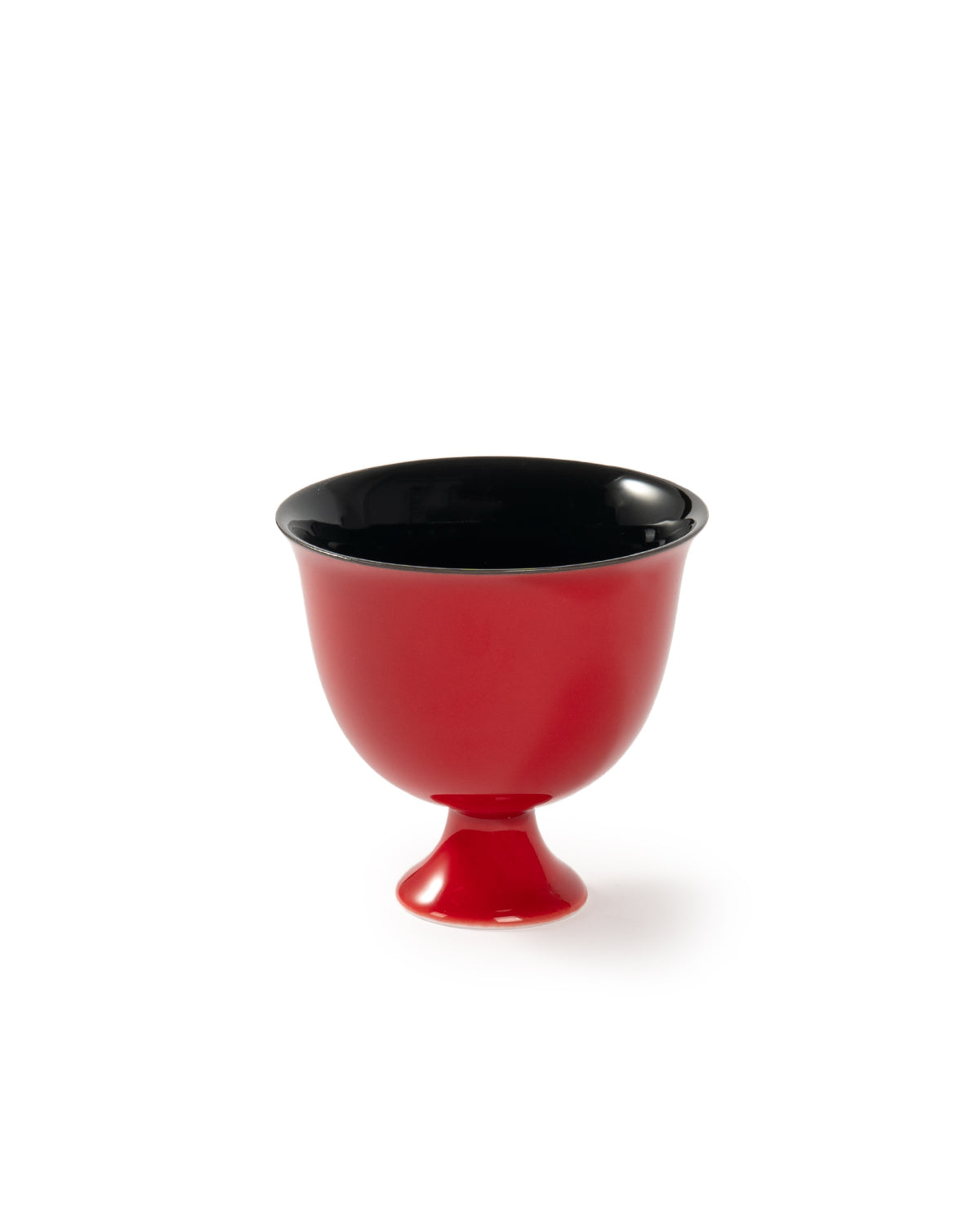 CRAFILAB | Vermilion Red & Tall Footed Teacup