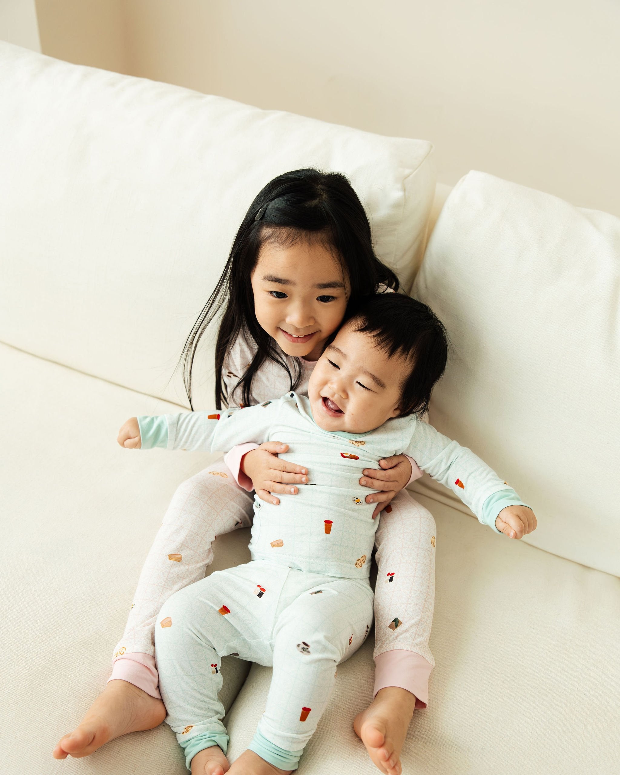 SELENIGHTCO | Kids Long Pyjamas Set | Kopitiam Jade