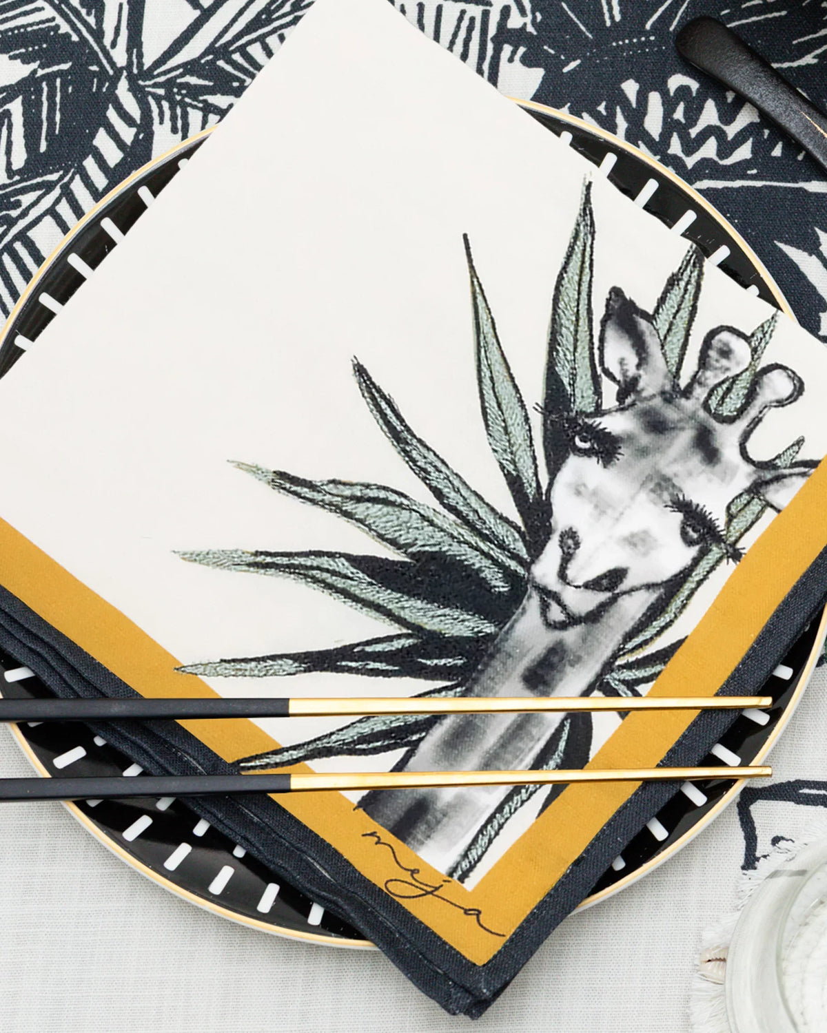 MEJA | The Show Of Safari Animal Napkins (Set Of 2)