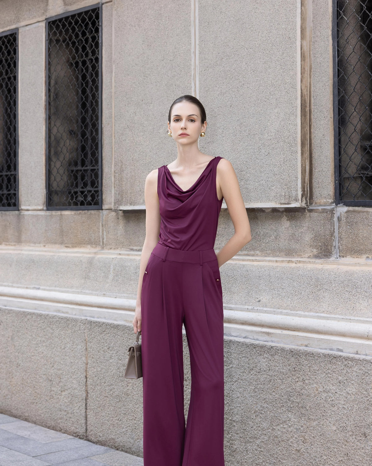 AS INTENDED | Toni Pants In Oxblood
