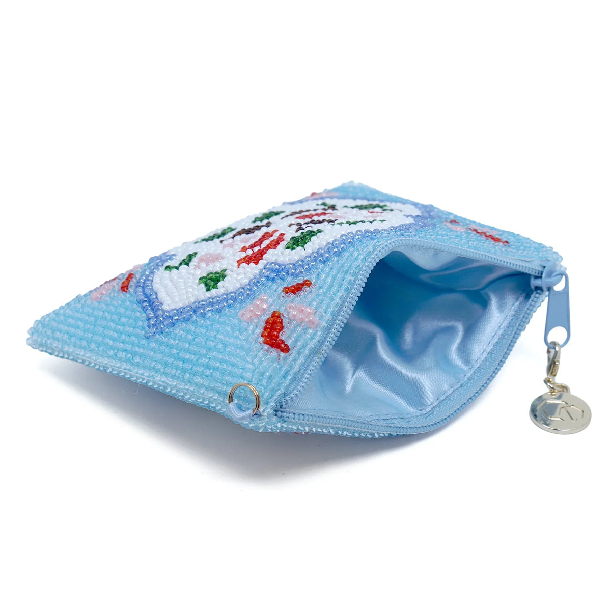 COCOONESE | Beaded Coin Purse - Spring Mosaic (BL)