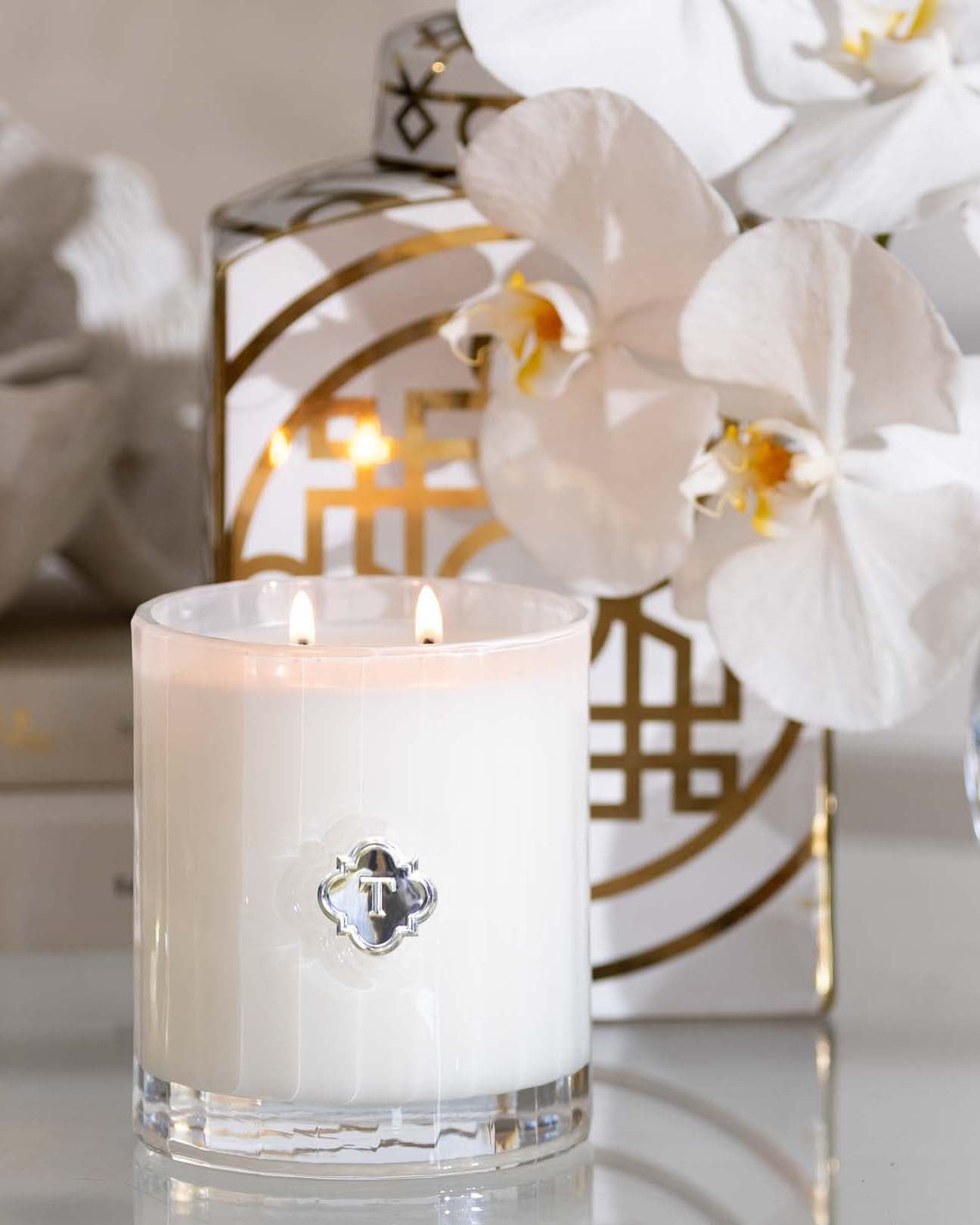 TEMPLE CANDLES | Luxury Fragranced Candle - Oriental Lily