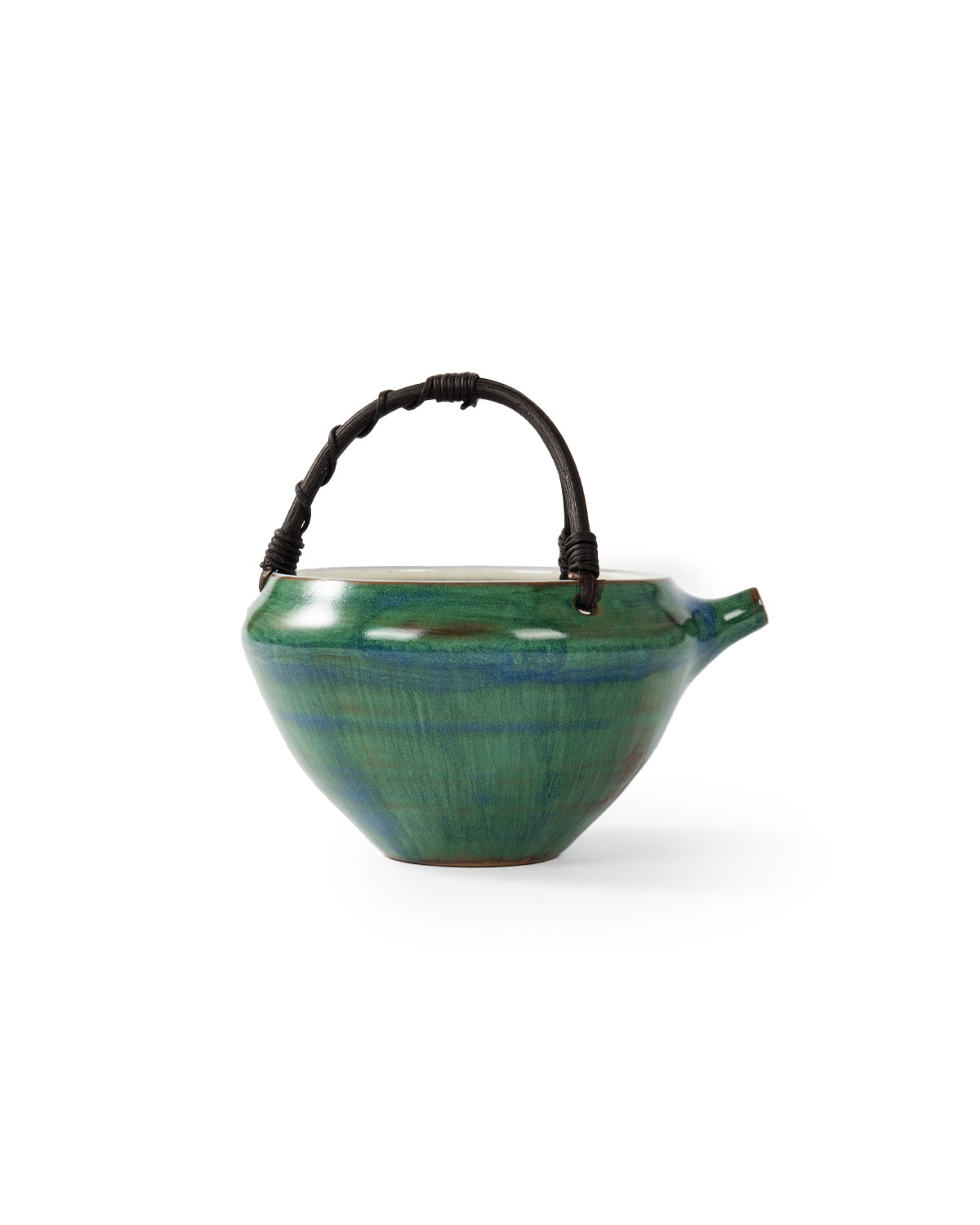 CRAFILAB | Official Green Glaze & Rattan Tea Bowl