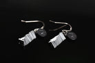 MARILYN TAN JEWELLERY | Electric Kinetic Hematite Hook Earrings