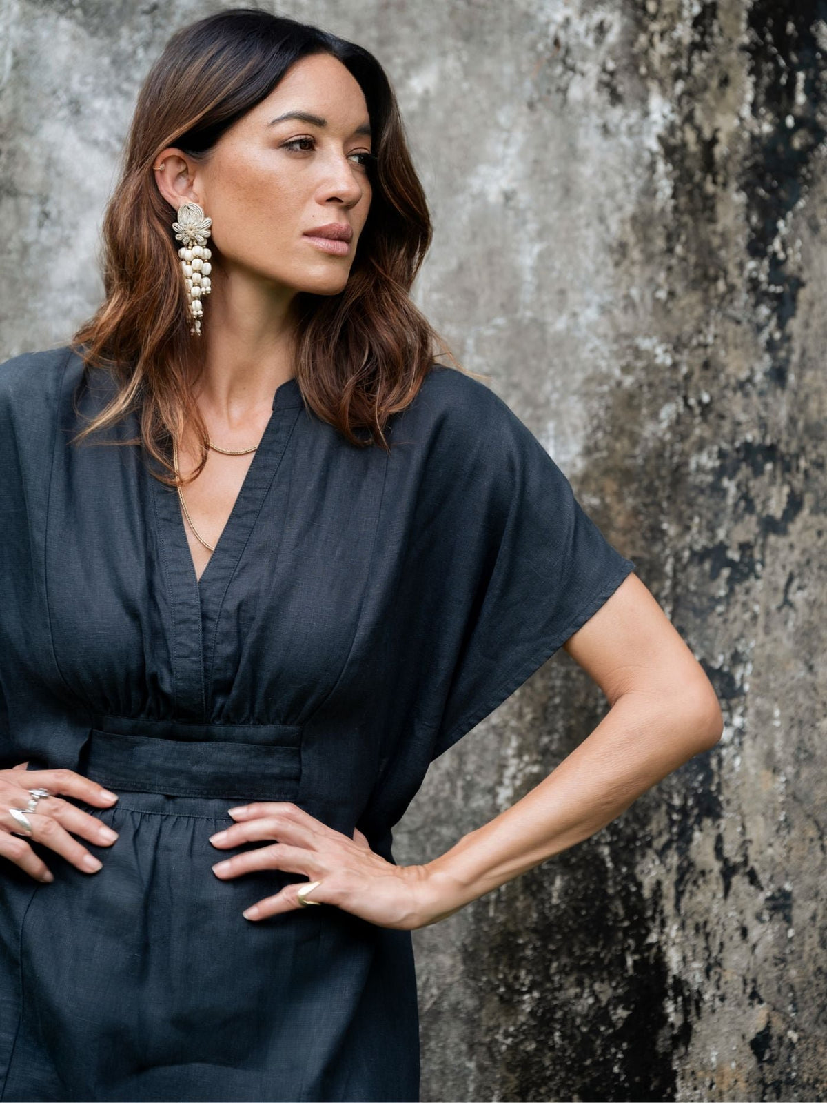 EDITION LIMITEE SINGAPORE | Kaftan Mini | Black