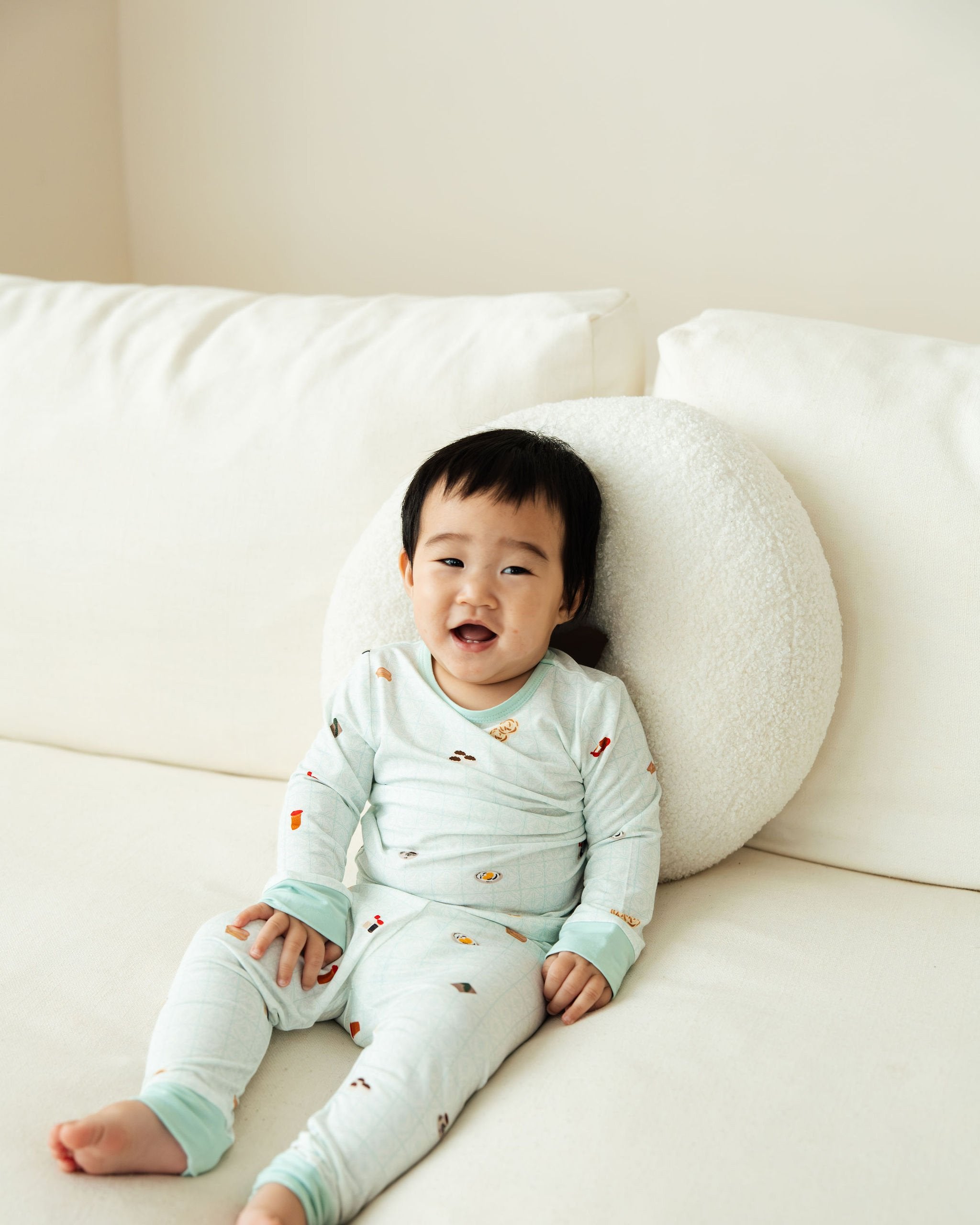 SELENIGHTCO | Kids Long Pyjamas Set | Kopitiam Jade