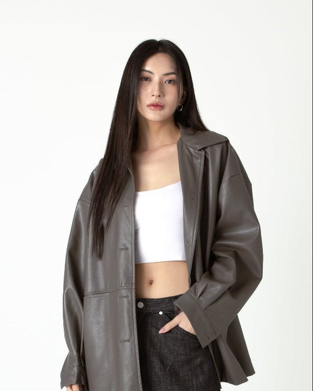 SAERO COLLECTIVE | Gajuk Oversized Jacket | Charcoal Grey