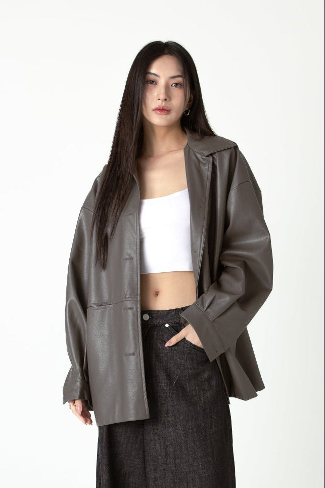 SAERO COLLECTIVE | Gajuk Oversized Jacket | Charcoal Grey